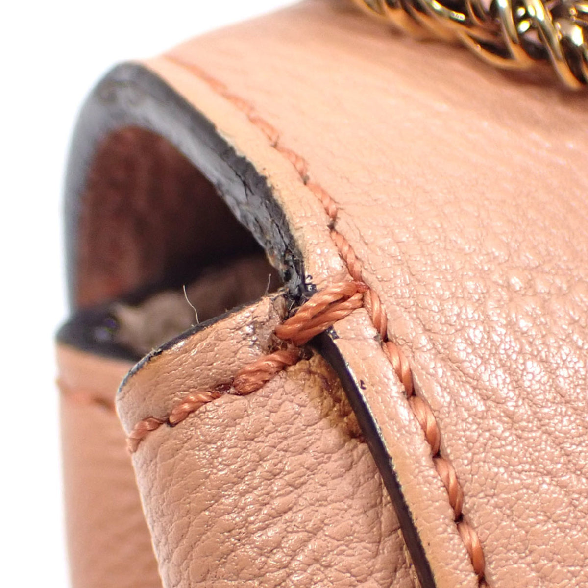 Chloé Elsie Pink Leather Shoulder Bag (Pre-Owned)