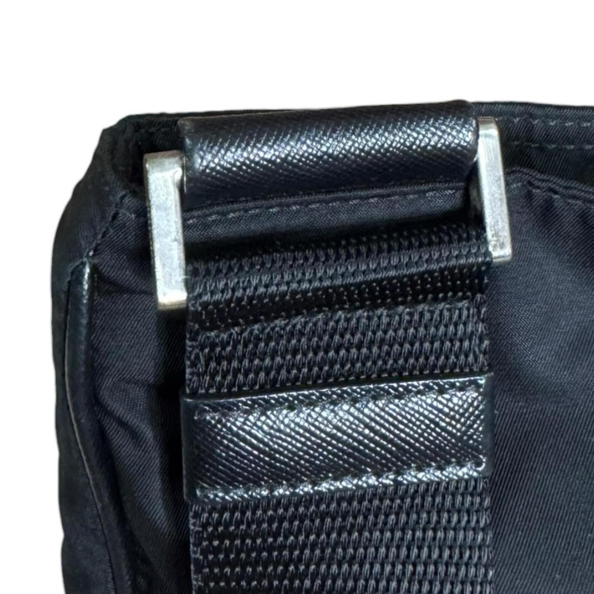 Prada Black Nylon Shoulder Bag (Pre-Owned)