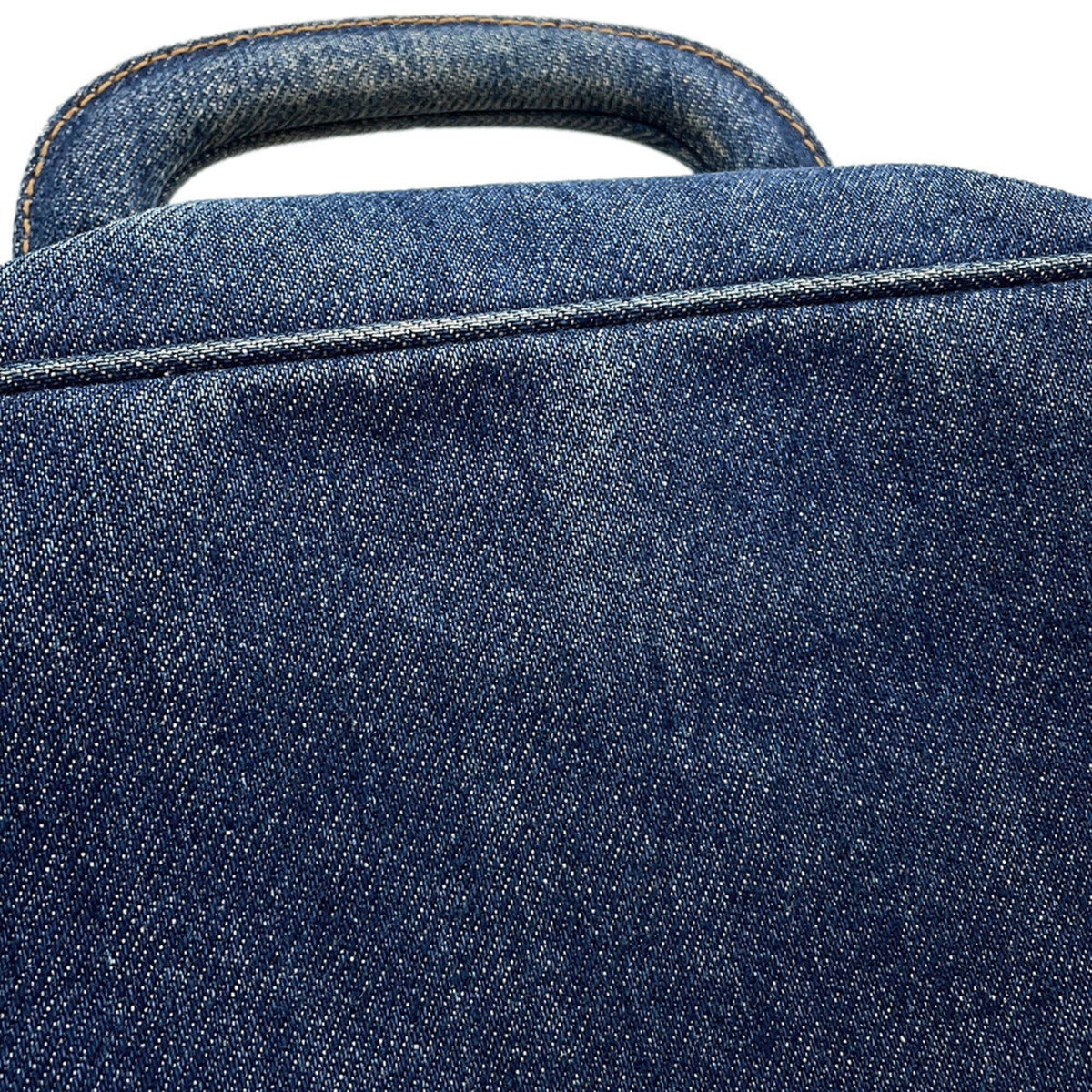 Chanel Blue Denim Handbag Shoulder Bag Vanity Bag (Pre-Owned)