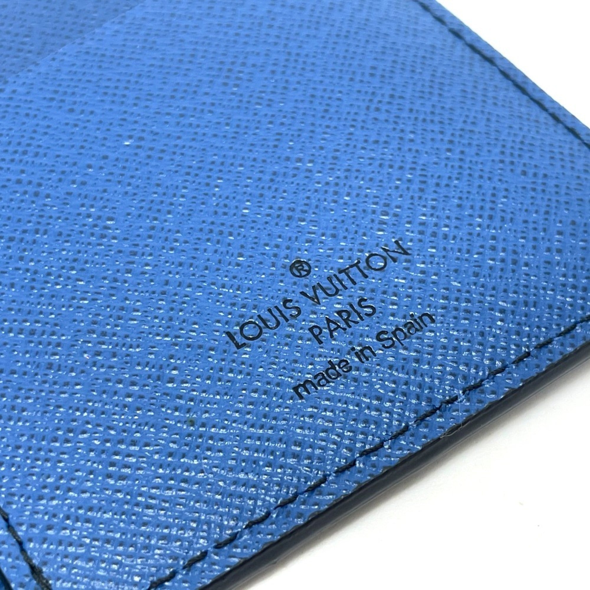 Louis Vuitton Epi Blue Green Red Color Epi Leather Long Wallet (Bi-Fold) (Pre-Owned)