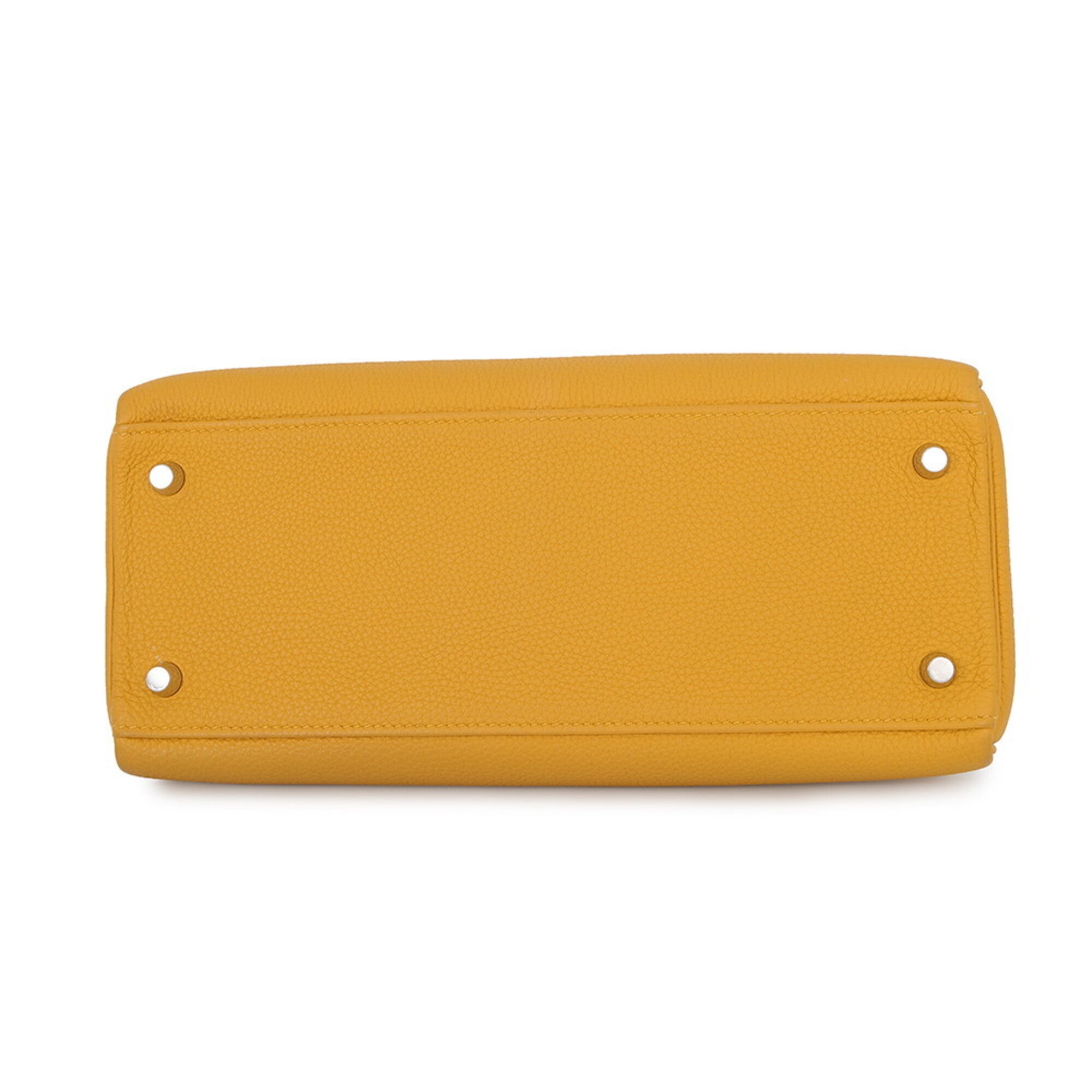 Hermes Yellow Togo Leather Handbag (Pre-Owned)