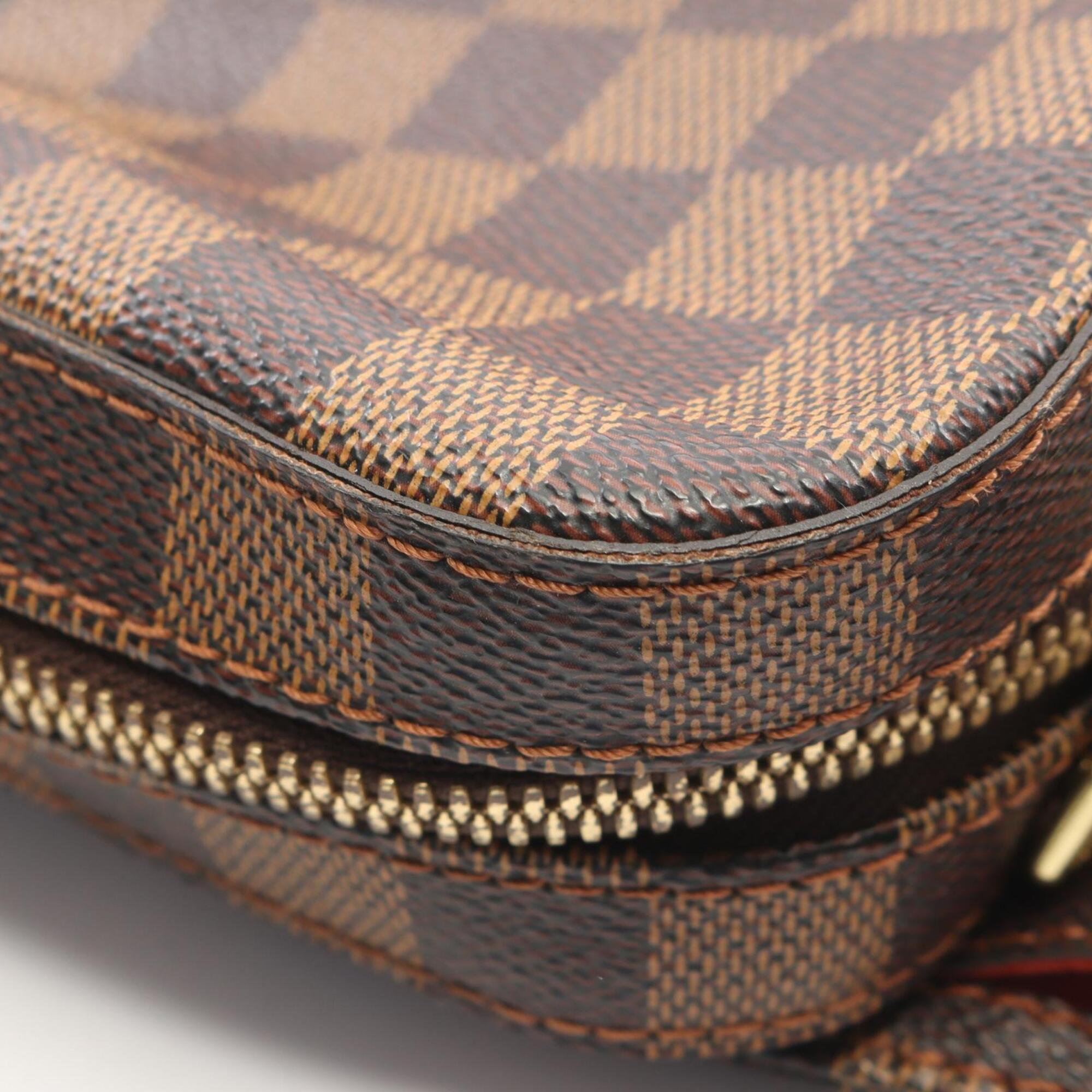 Louis Vuitton Brown Coated Canvas Fanny Pack Sling Bag (Pre-Owned)