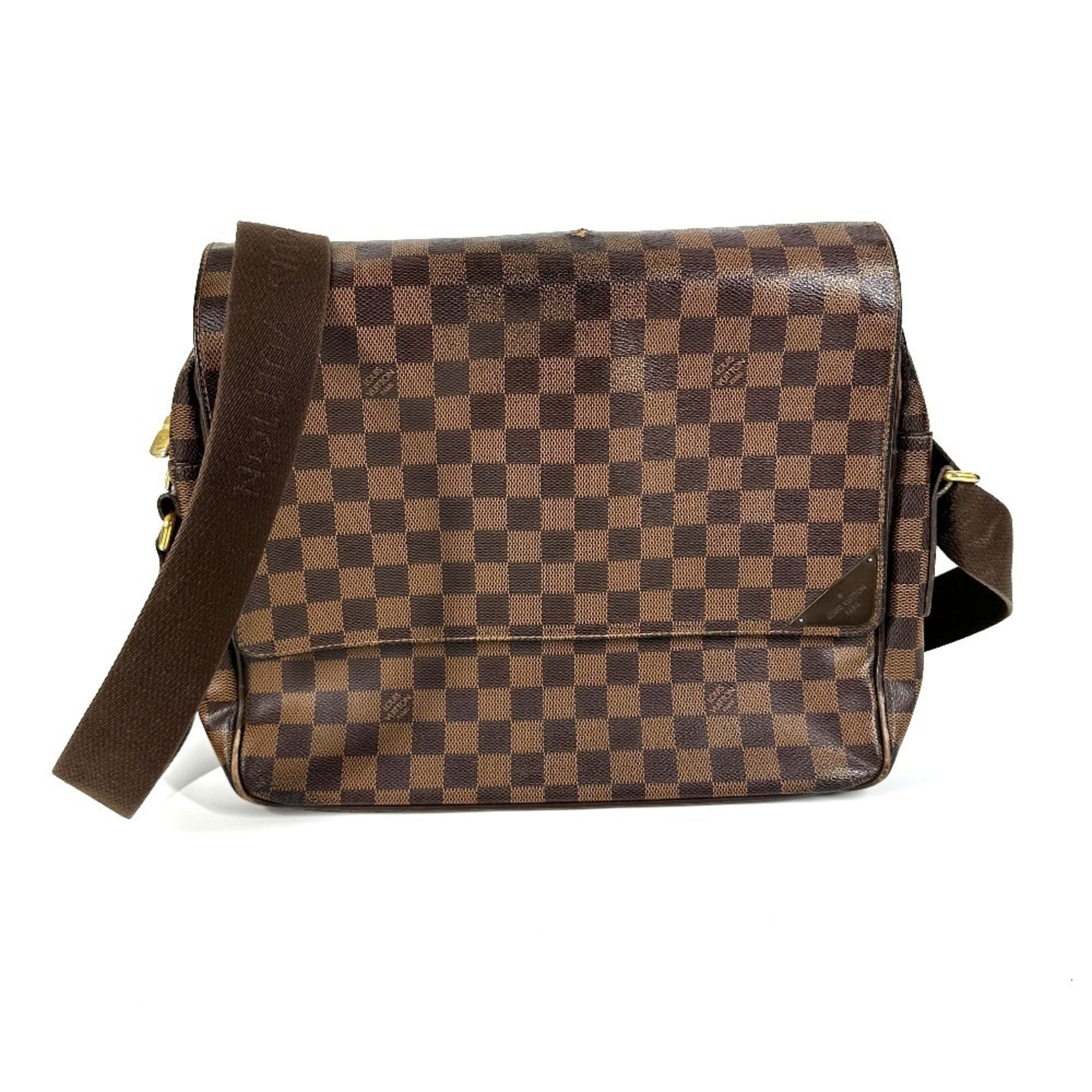 Louis Vuitton Brown Damier Canvas Messenger Bag Shoulder Bag (Pre-Owned)