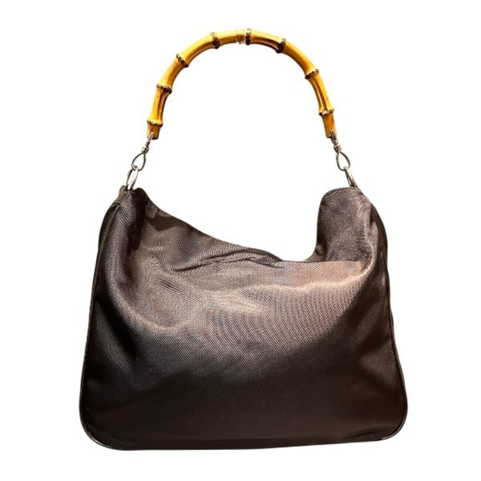 Gucci Brown Leather Handbag Shoulder Bag (Pre-Owned)