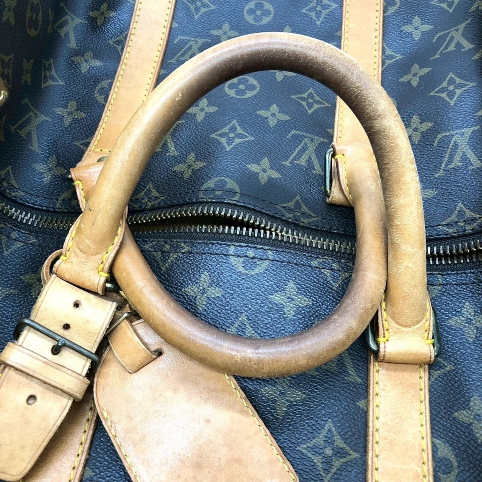 Louis Vuitton Brown Monogram Canvas Boston Bag (Pre-Owned)