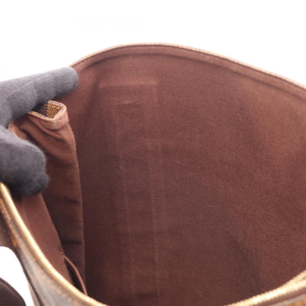 Louis Vuitton Brown Damier Canvas Ebene Coated Canvas Leather Handbag Tote Bag (Pre-Owned)