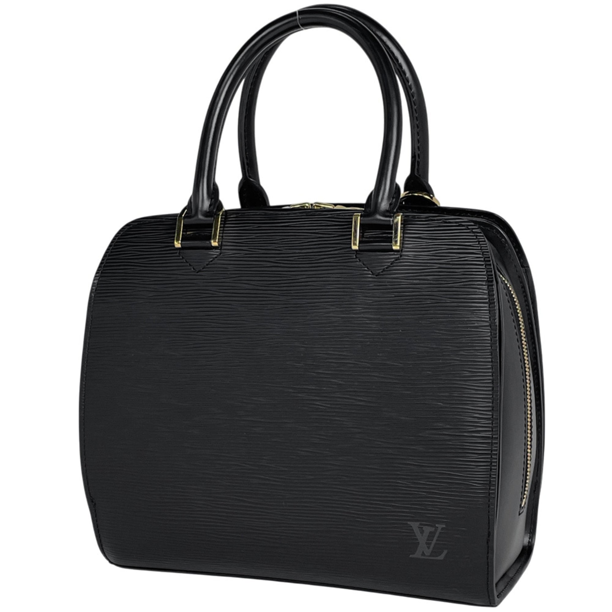 Louis Vuitton Black Noir Epi Leather Handbag (Pre-Owned)