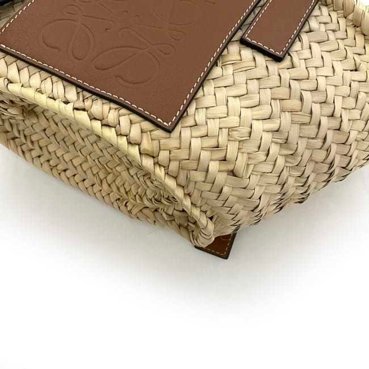 Loewe Beige Brown Leather Handbag Tote Bag (Pre-Owned)