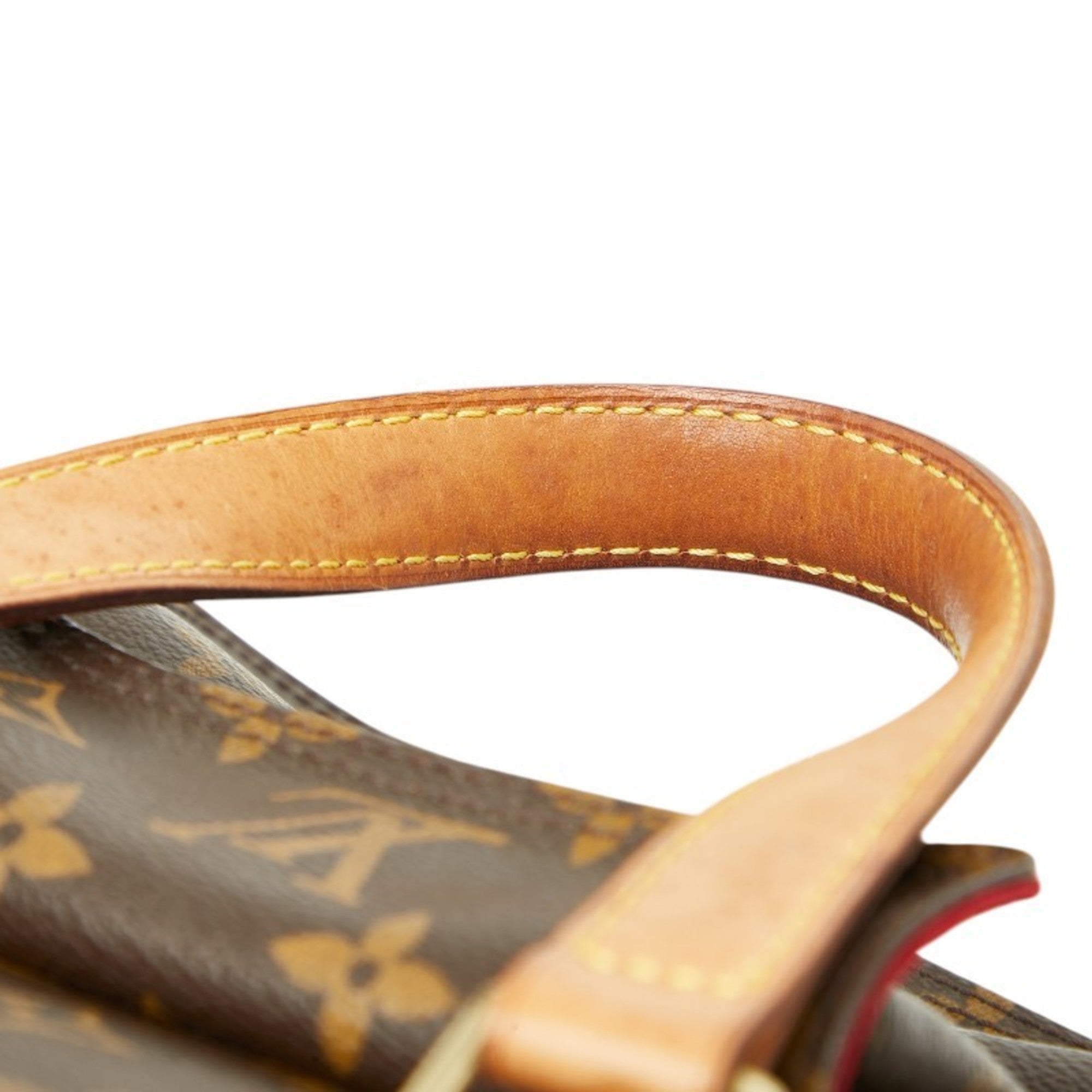 Louis Vuitton Brown Pvc Leather Handbag (Pre-Owned)