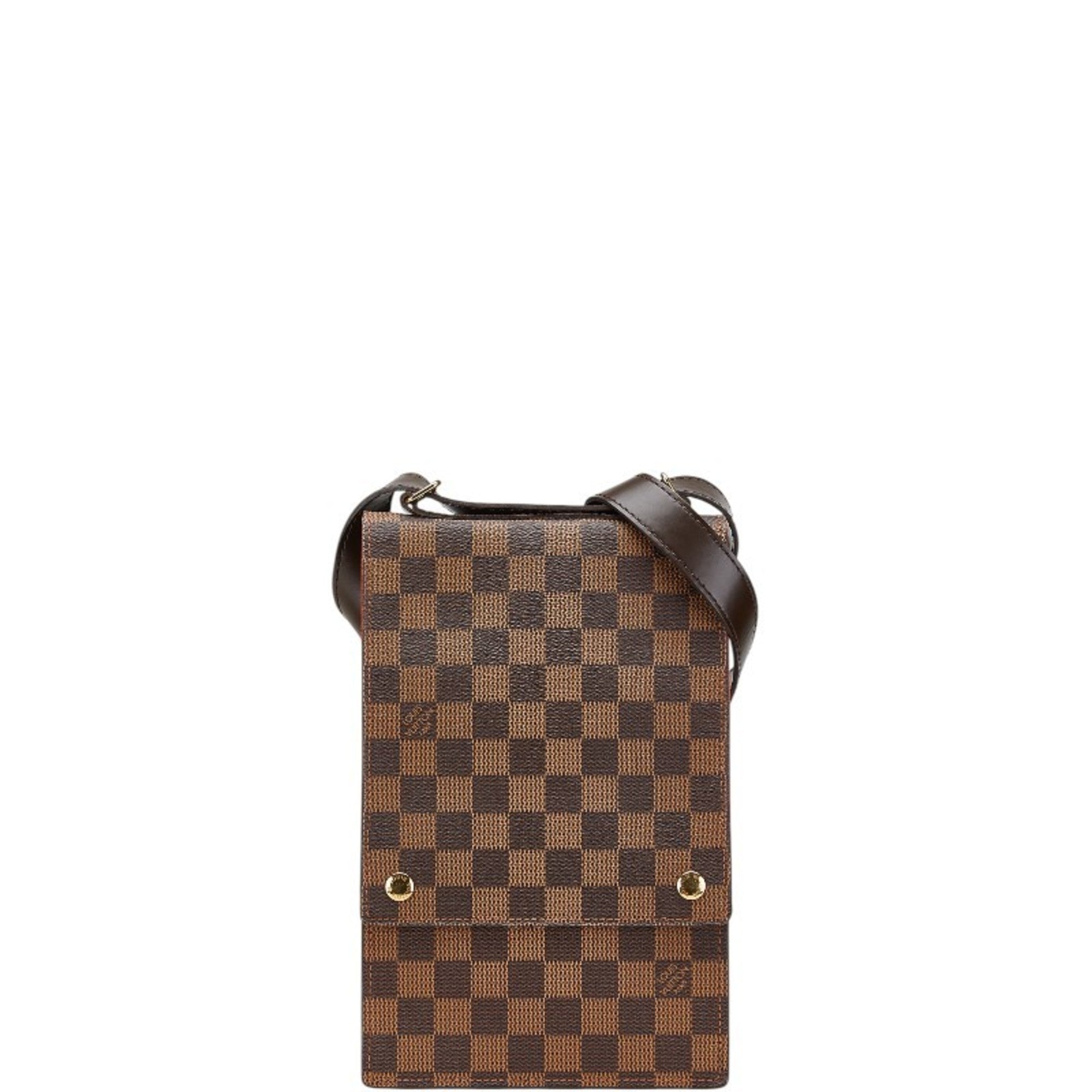 Louis Vuitton Brown Pvc Leather Shoulder Bag (Pre-Owned)