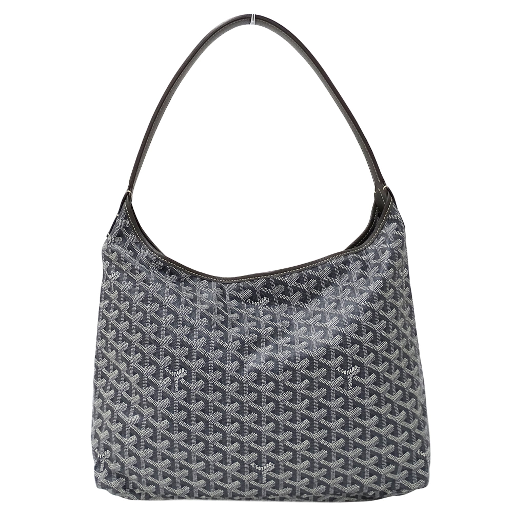 Goyard Gray Coated Canvas Handbag Shoulder Bag (Pre-Owned)