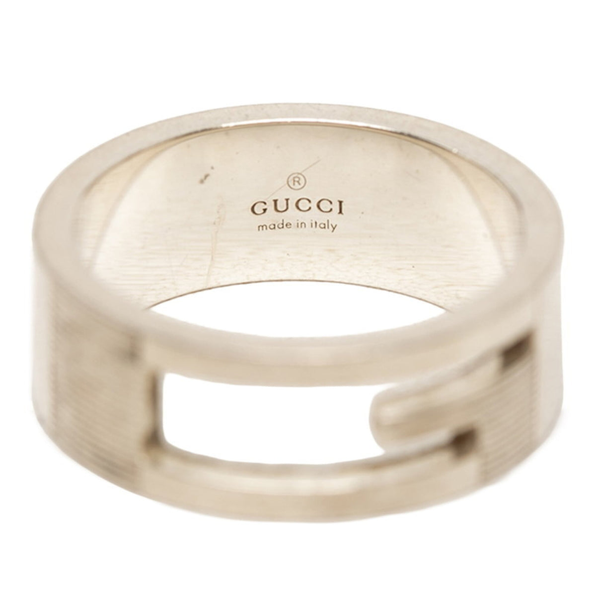 Gucci Silver 925 Band Ring (Pre-Owned)