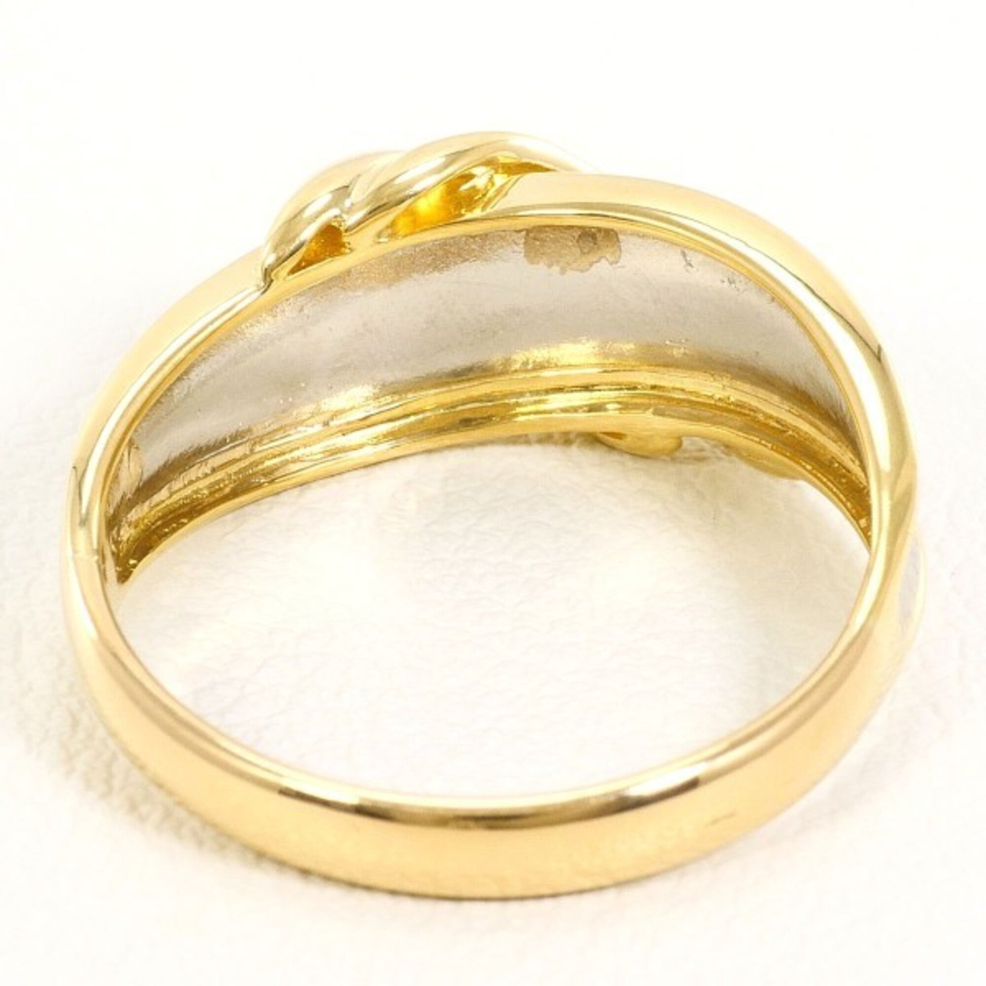 Unbranded Platinum Yellow Gold Yellow Gold (18K) Platinum 900 Band Ring (Pre-Owned)