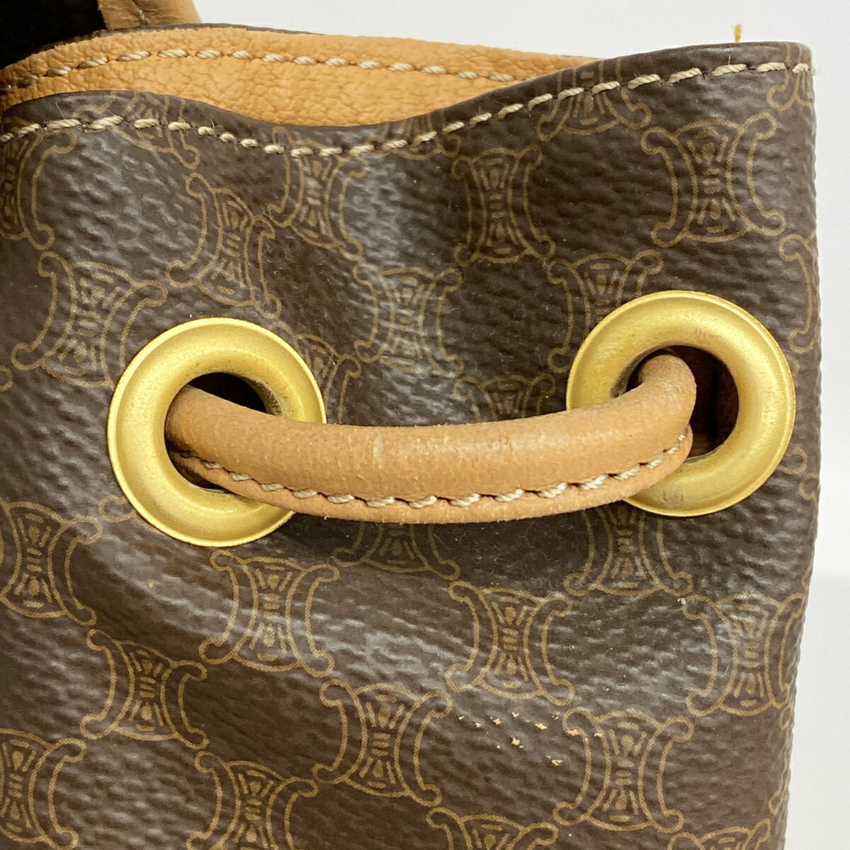 Celine Brown Pvc Backpack (Pre-Owned)