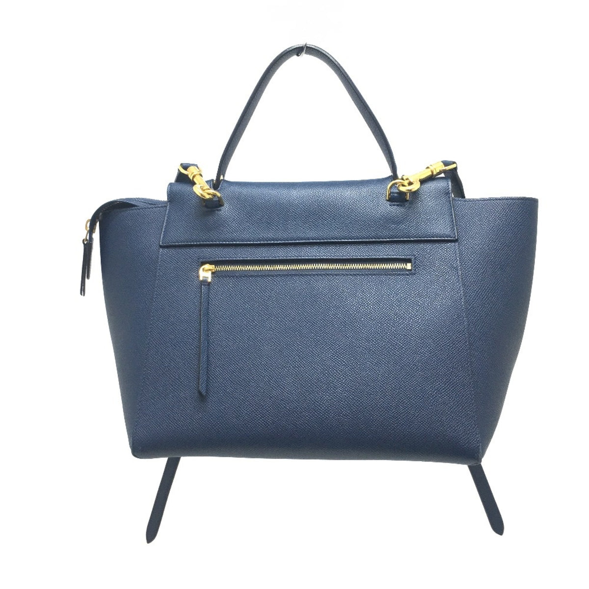 Celine Navy Leather Handbag (Pre-Owned)