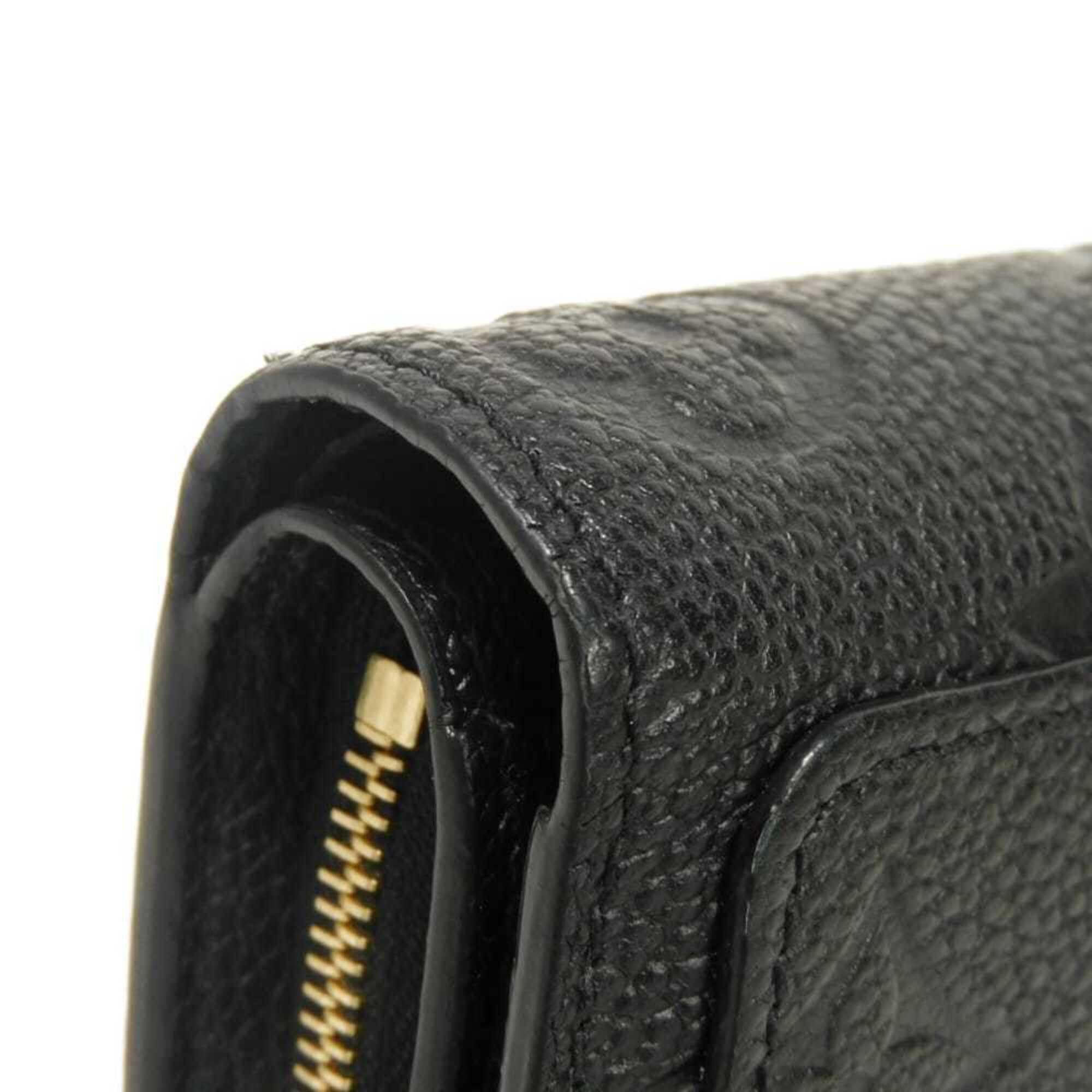 Louis Vuitton Black Galle Monogram Noir Monogram Empreinte Wallet (Bi-Fold) (Pre-Owned)