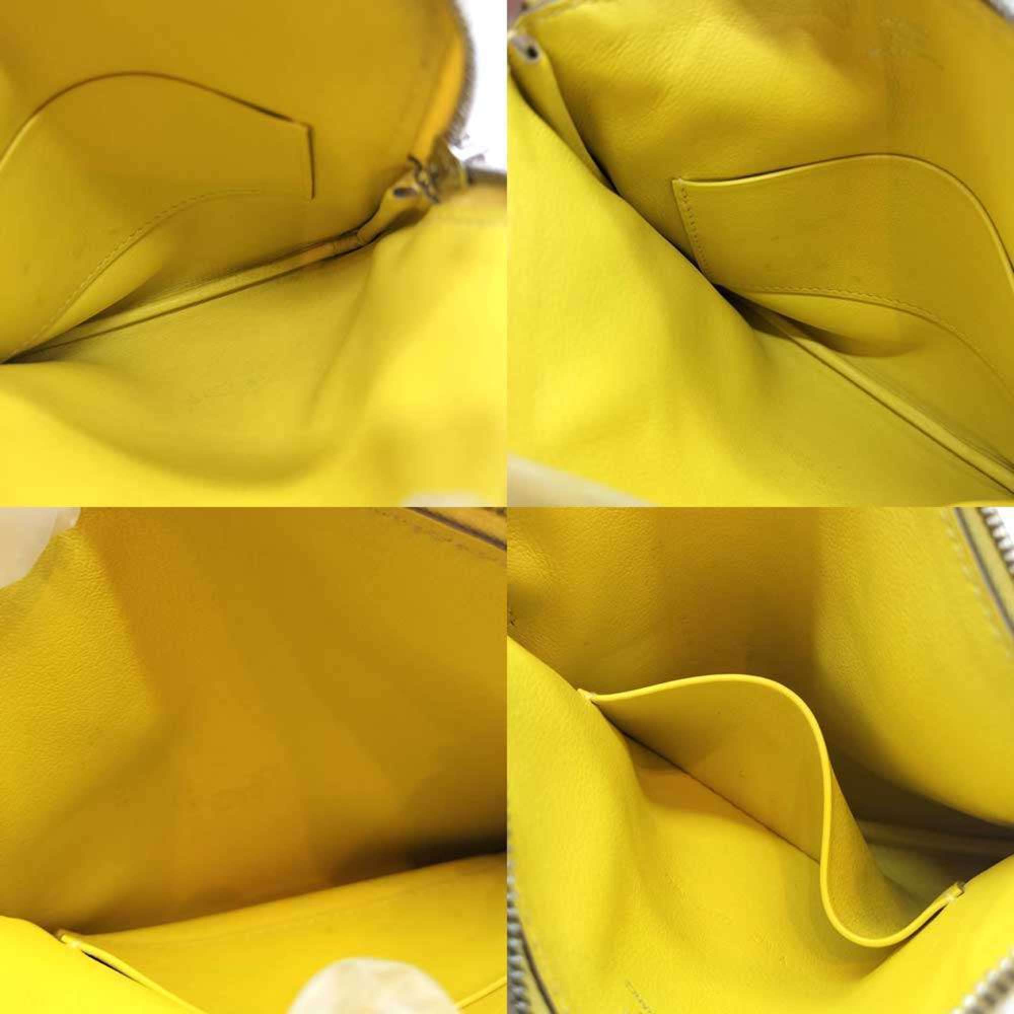 Hermes Yellow Swift Leather Pouch (Pre-Owned)