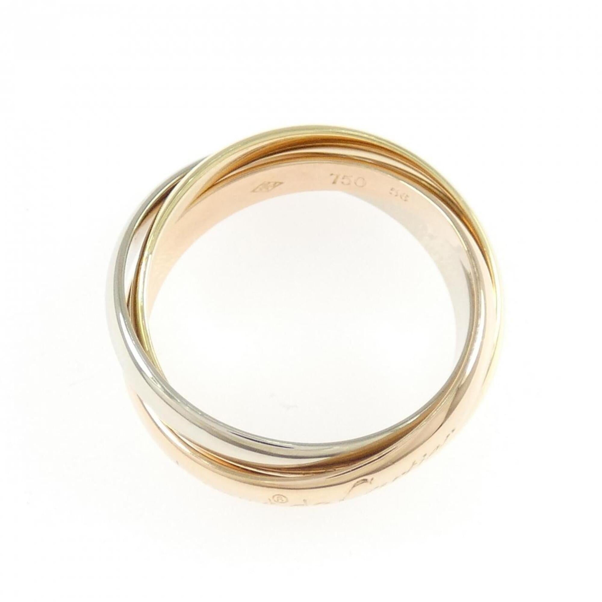 Cartier Yellow Gold (18K) Pink Gold (18K) White Gold (18K) Band Ring (Pre-Owned)