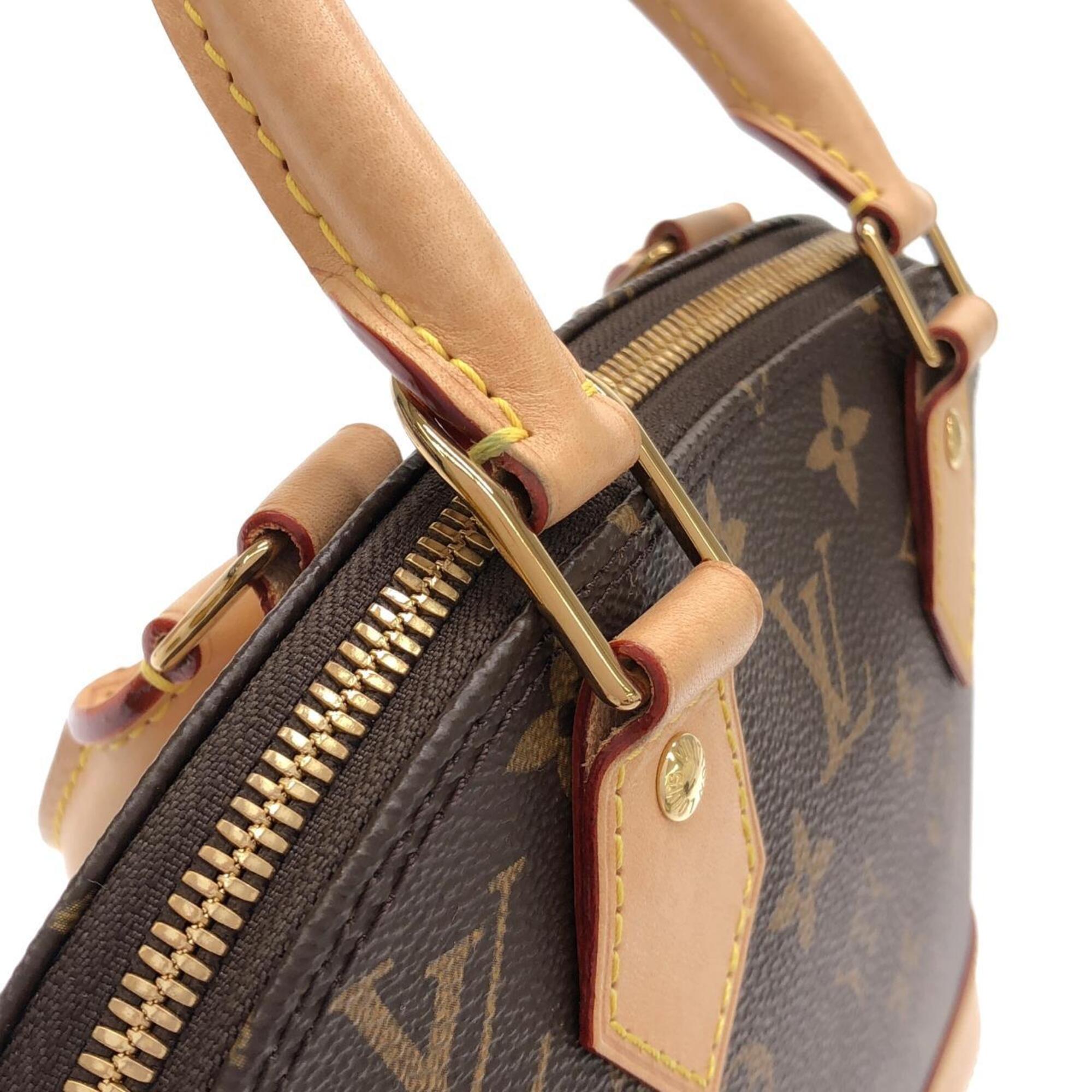 Louis Vuitton Marron Coated Canvas Handbag (Pre-Owned)