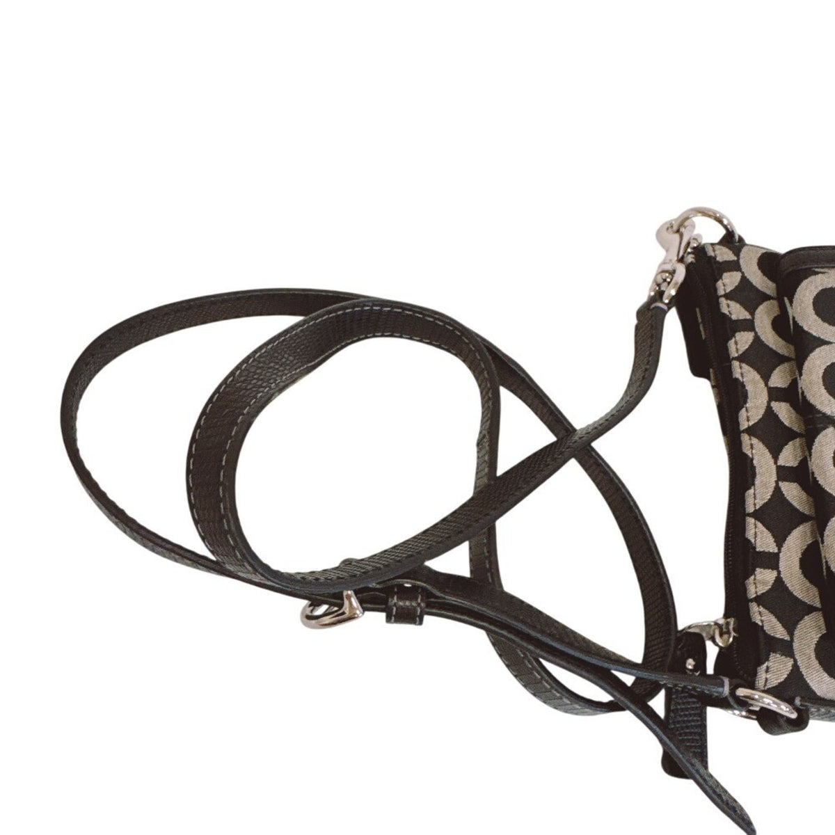 Coach Black Canvas Shoulder Bag (Pre-Owned)
