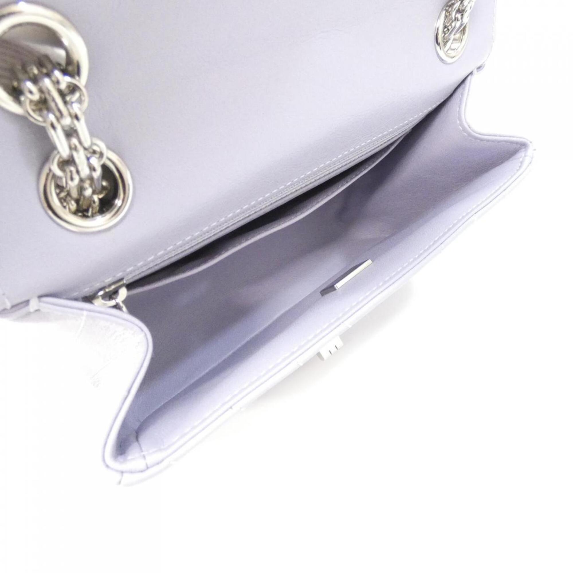 Chanel Light Purple Leather Shoulder Bag (Pre-Owned)