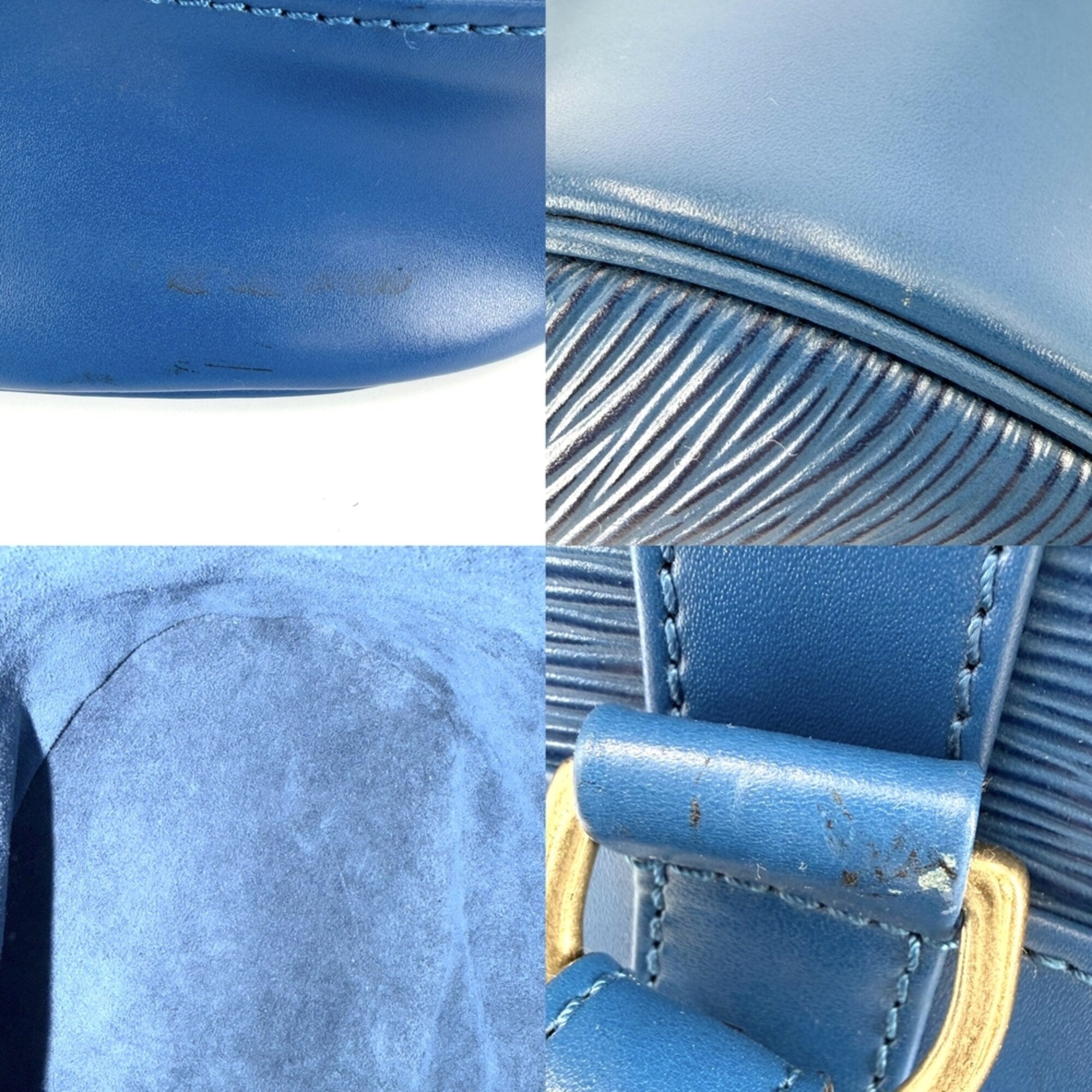Louis Vuitton Blue Epi Leather Shoulder Bag (Pre-Owned)