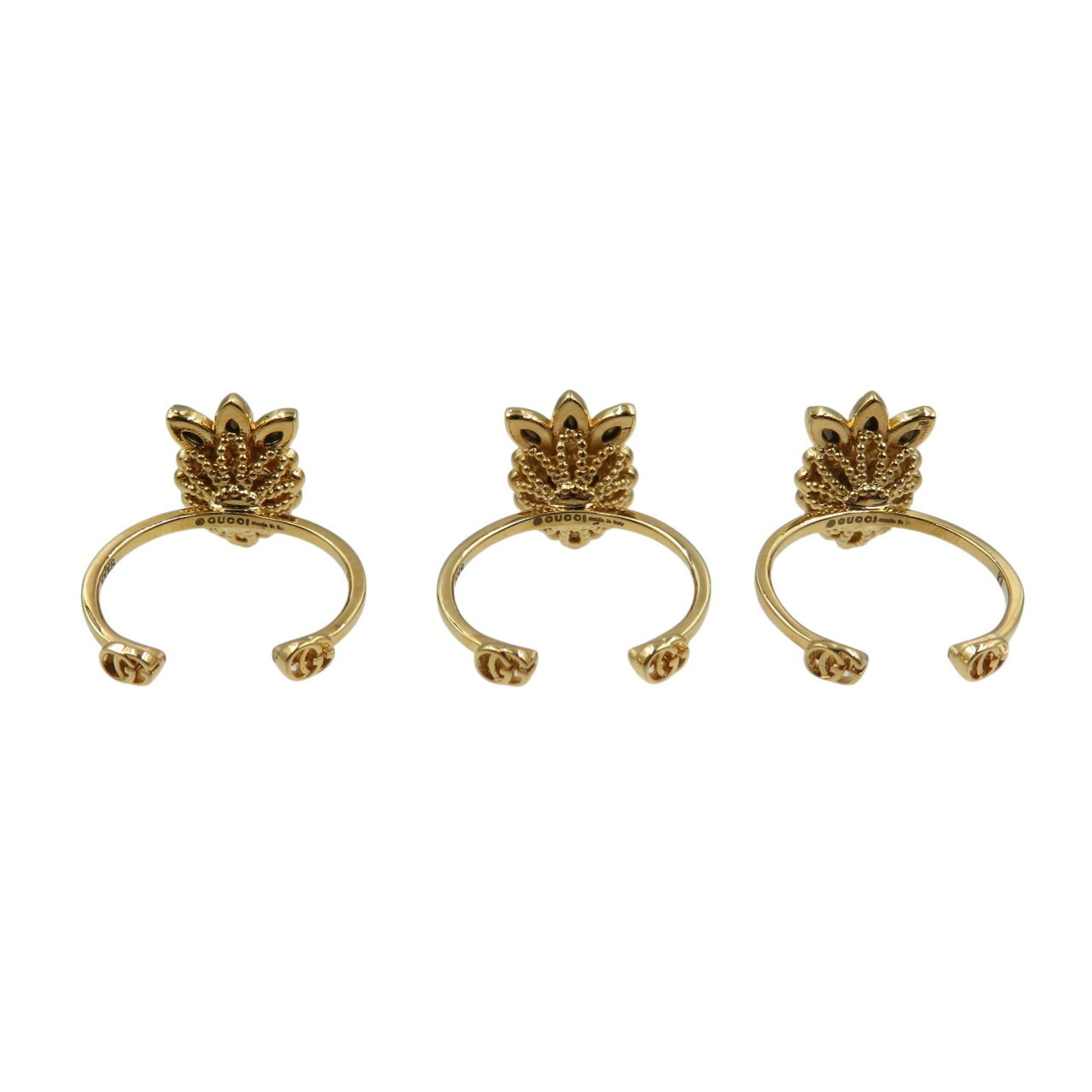 Gucci Gold Plating Band Ring (Pre-Owned)