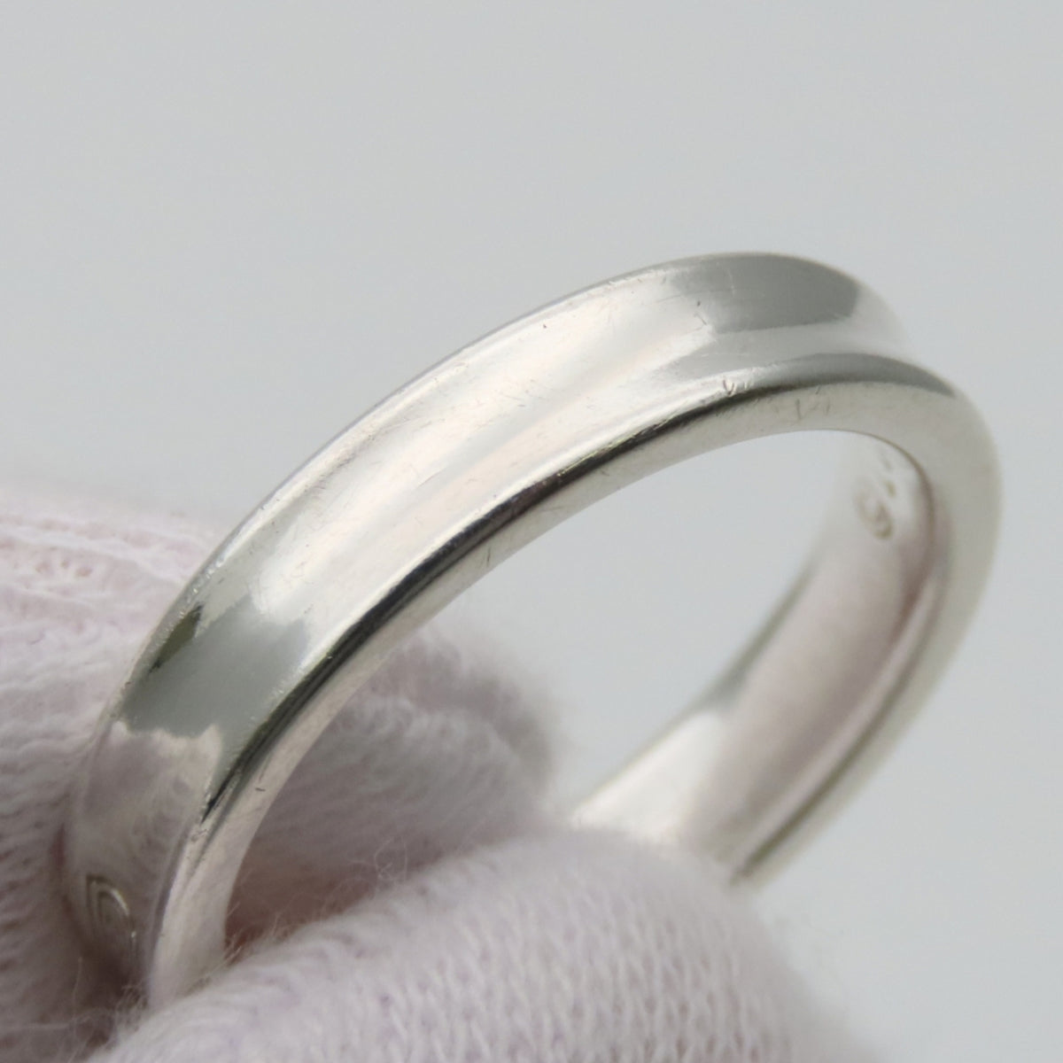 Tiffany Silver Silver 925 Band Ring (Pre-Owned)