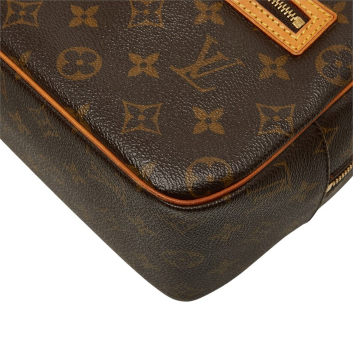 Louis Vuitton Brown Pvc Leather Handbag Shoulder Bag (Pre-Owned)
