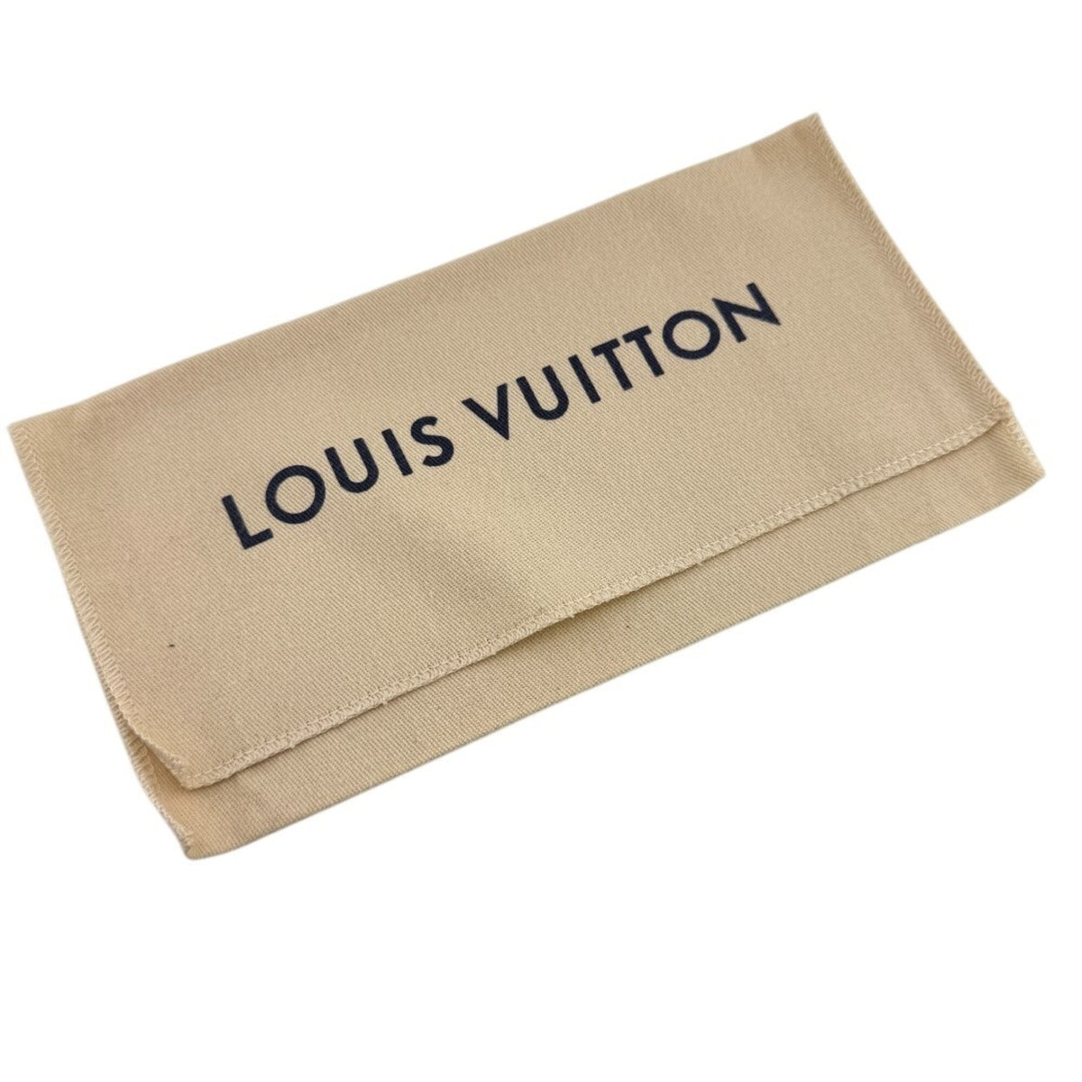 Louis Vuitton Brown Leather Long Wallet (Bi-Fold) (Pre-Owned)