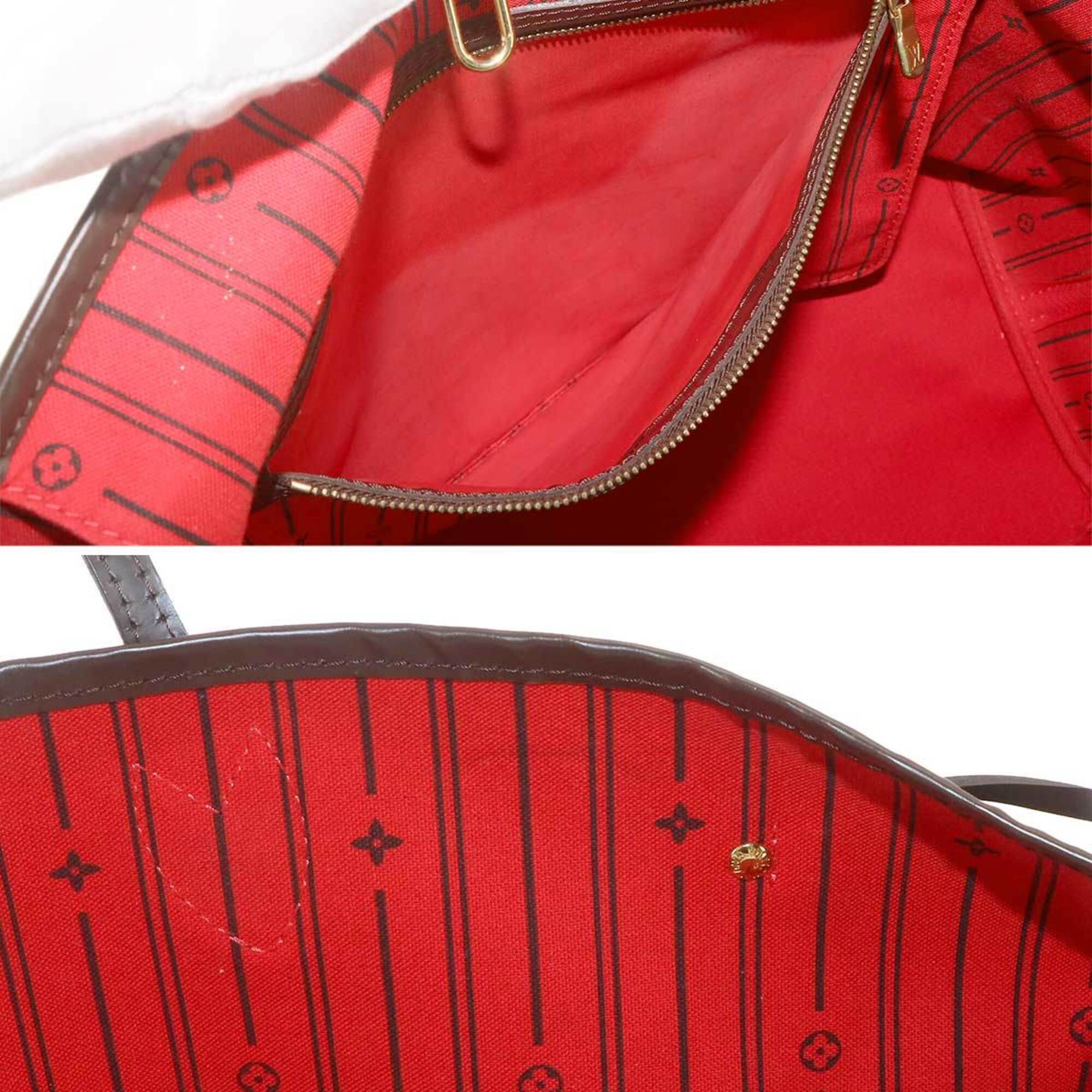 Louis Vuitton Cerise Damier Canvas Ebene Damier Canvas Handbag Tote Bag (Pre-Owned)