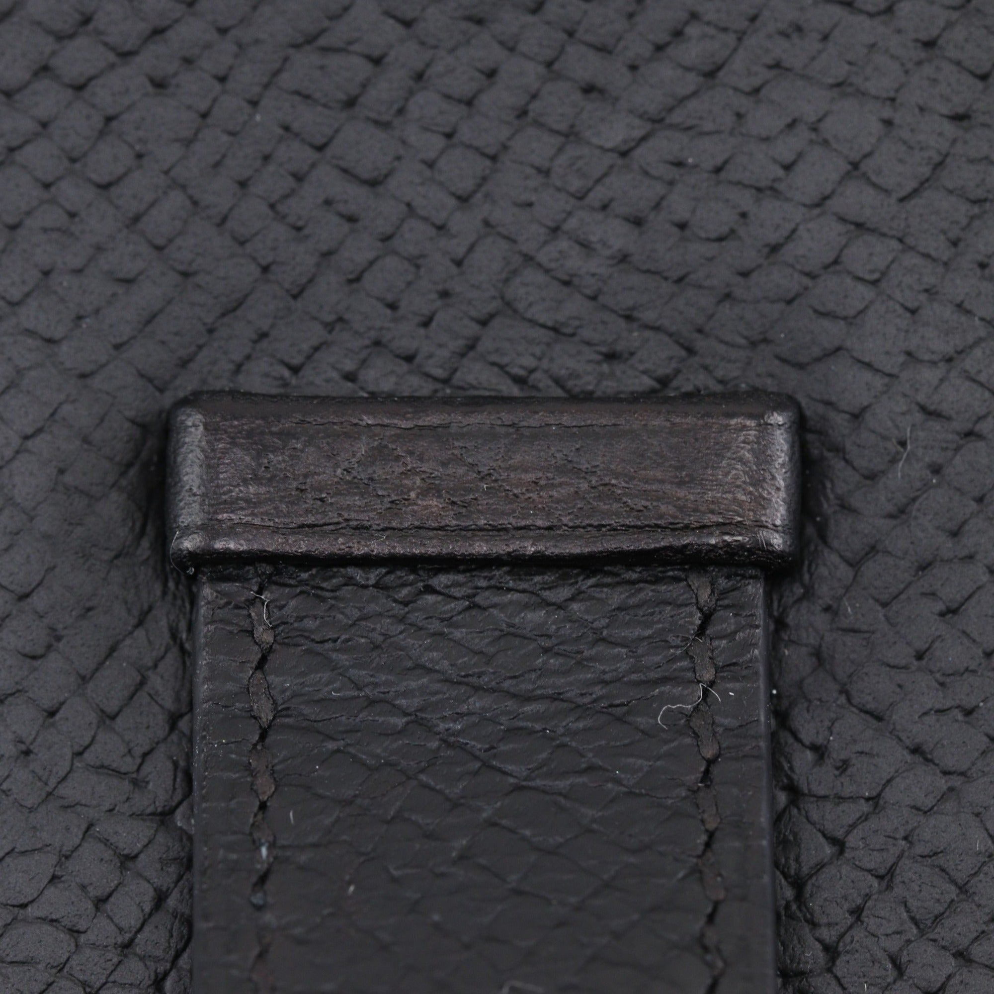 Hermes Black Epsom Leather Long Wallet (Bi-Fold) (Pre-Owned)