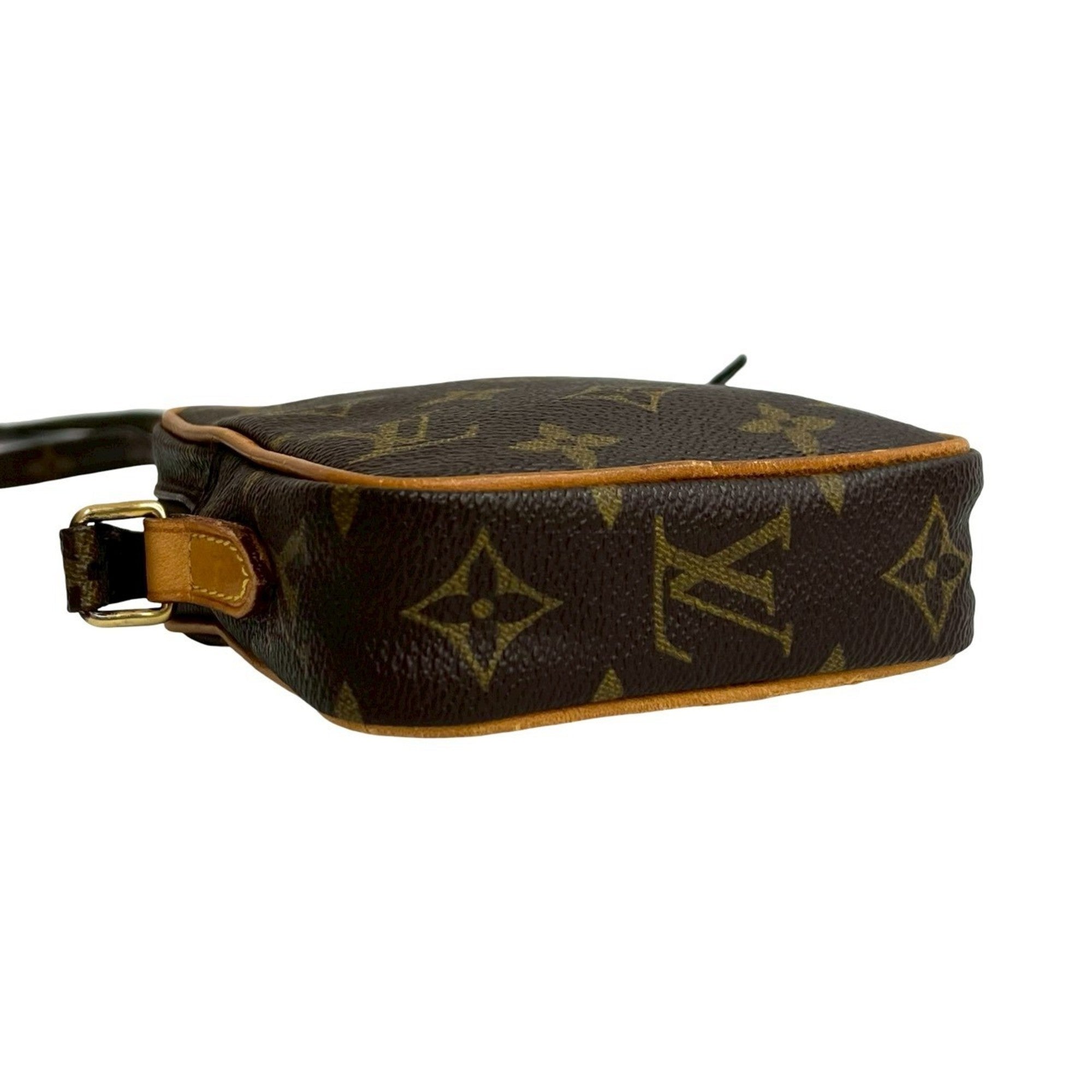 Louis Vuitton Brown Leather Pvc Pochette Shoulder Bag (Pre-Owned)