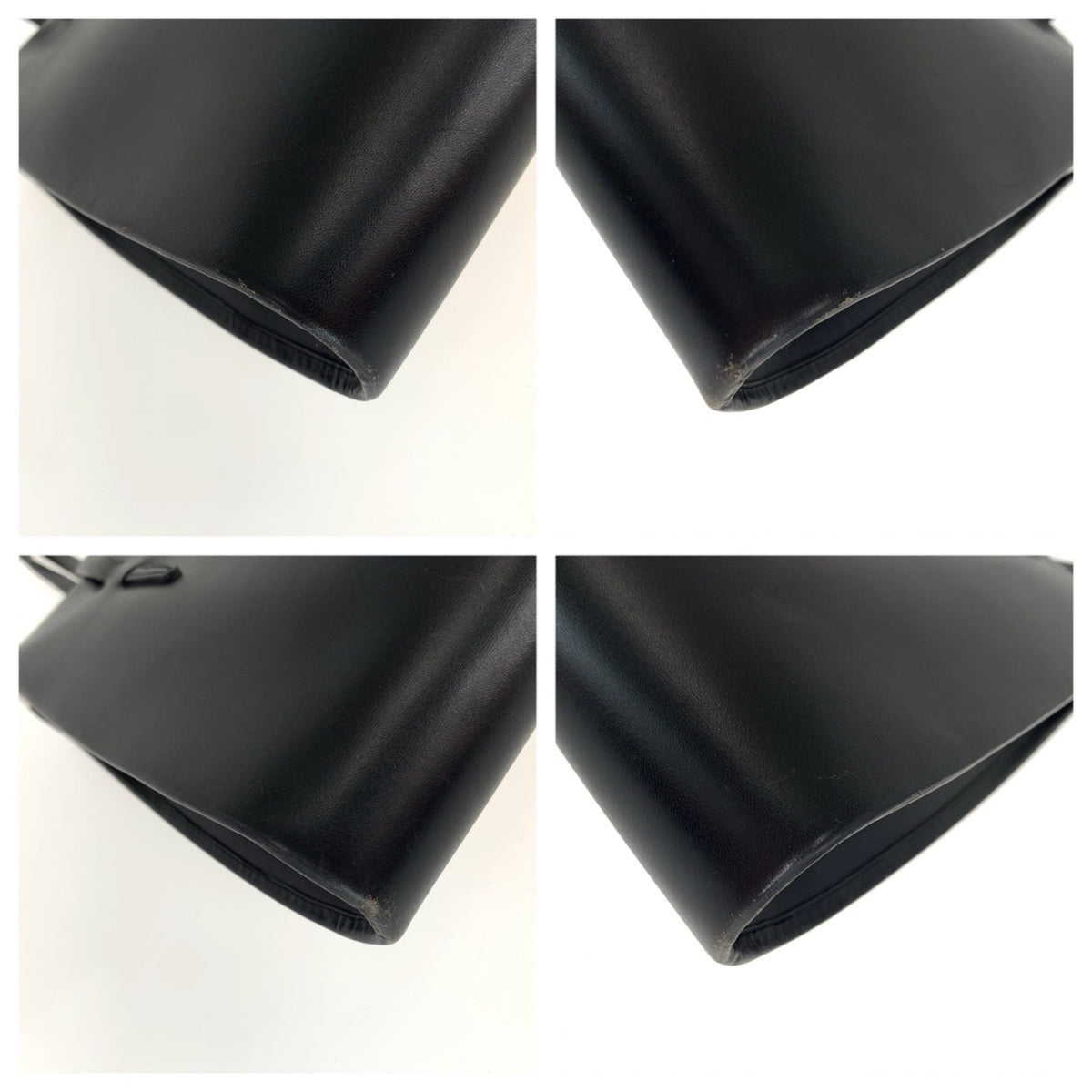 Loewe Black Leather Handbag Shoulder Bag Tote Bag (Pre-Owned)