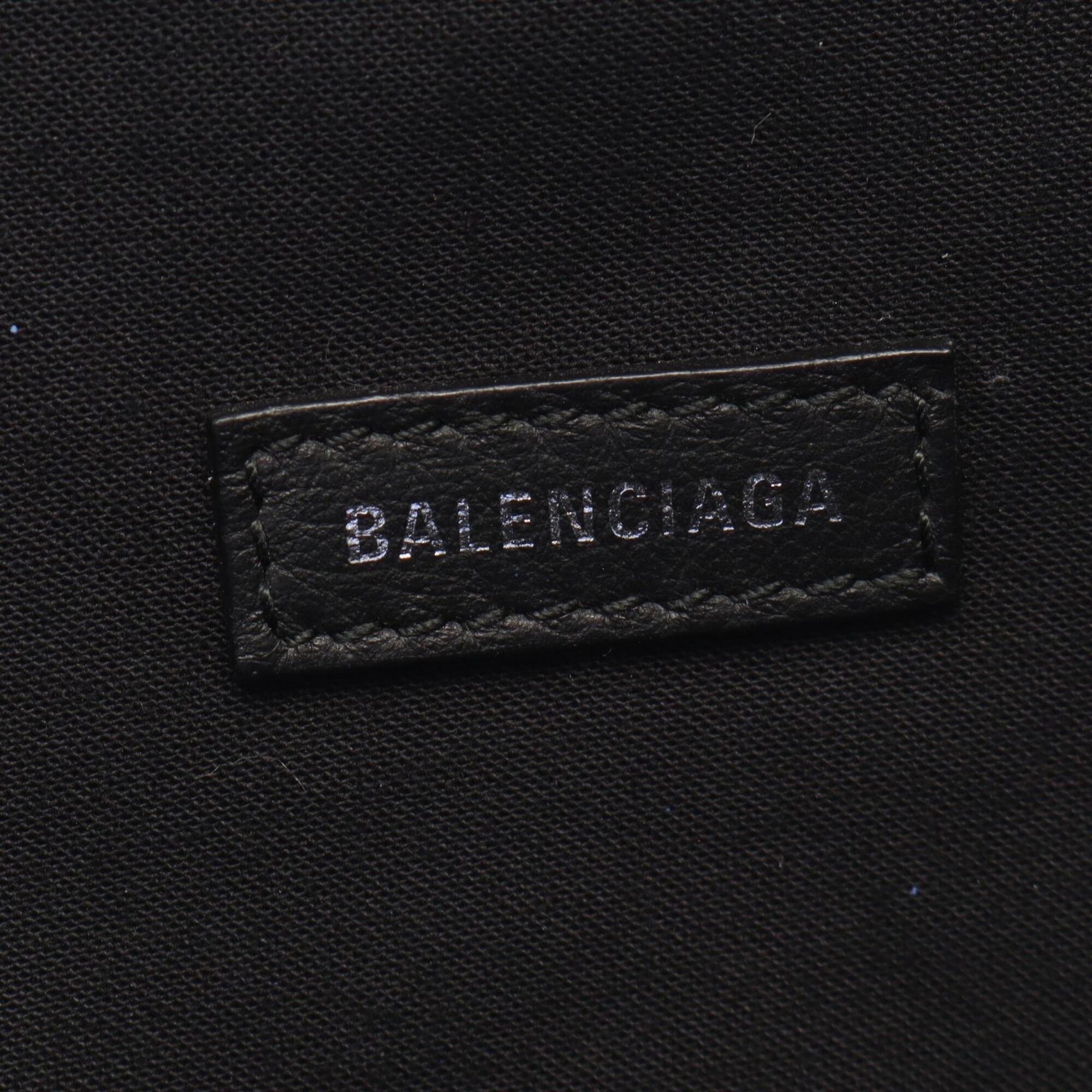 Balenciaga Blue Leather Fanny Pack Handbag (Pre-Owned)