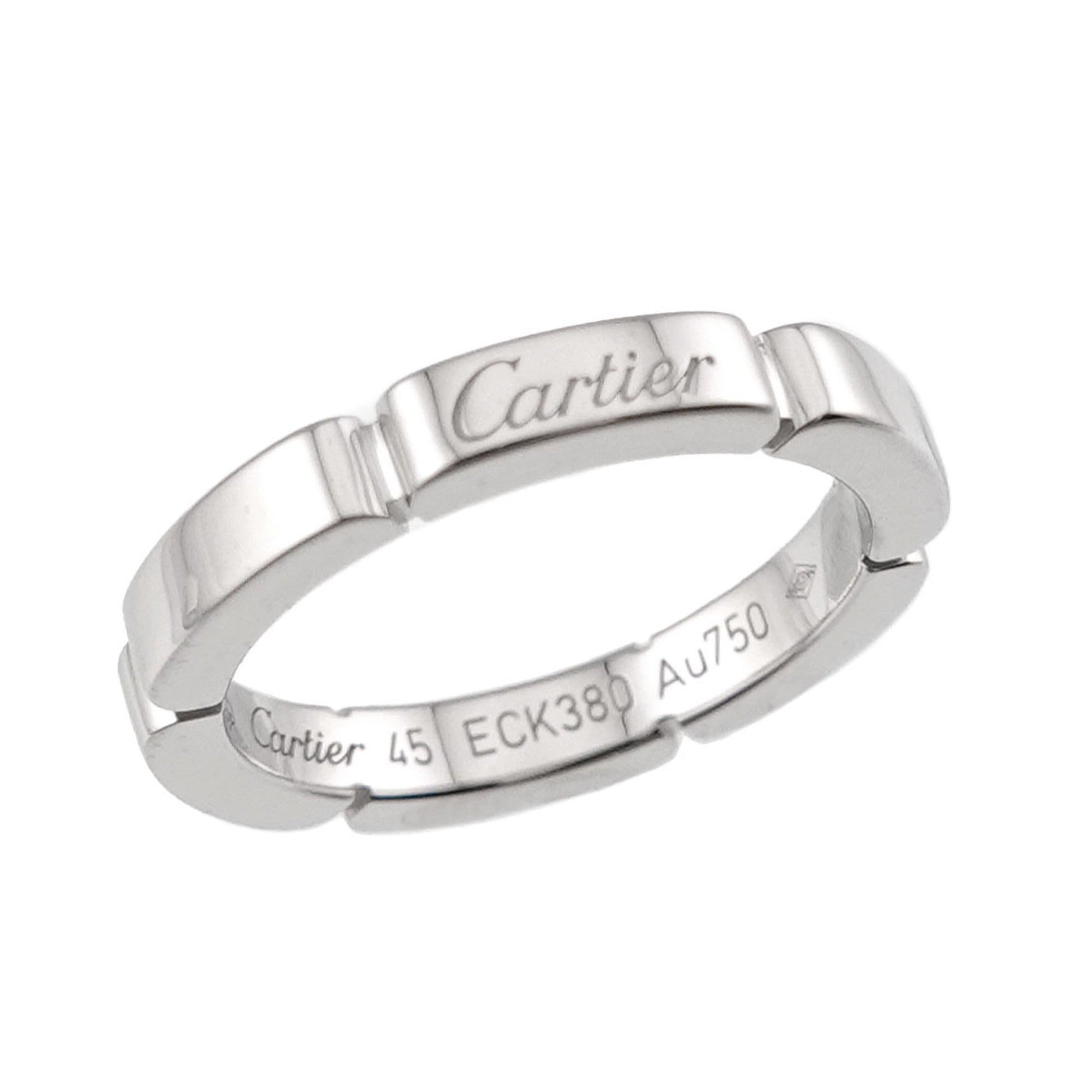 Cartier White Gold (18K) Band Ring (Pre-Owned)