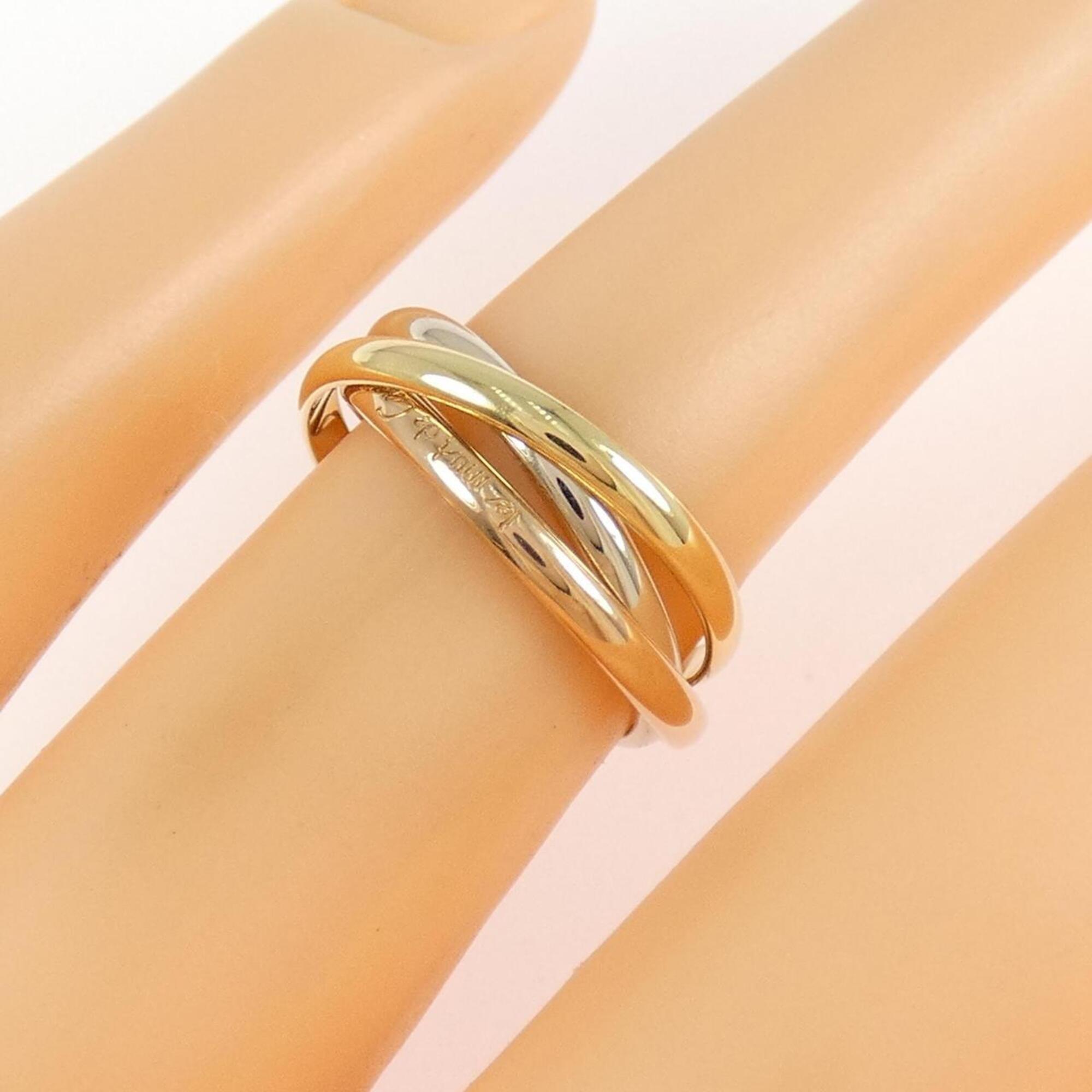 Cartier Yellow Gold (18K) Pink Gold (18K) White Gold (18K) Band Ring (Pre-Owned)