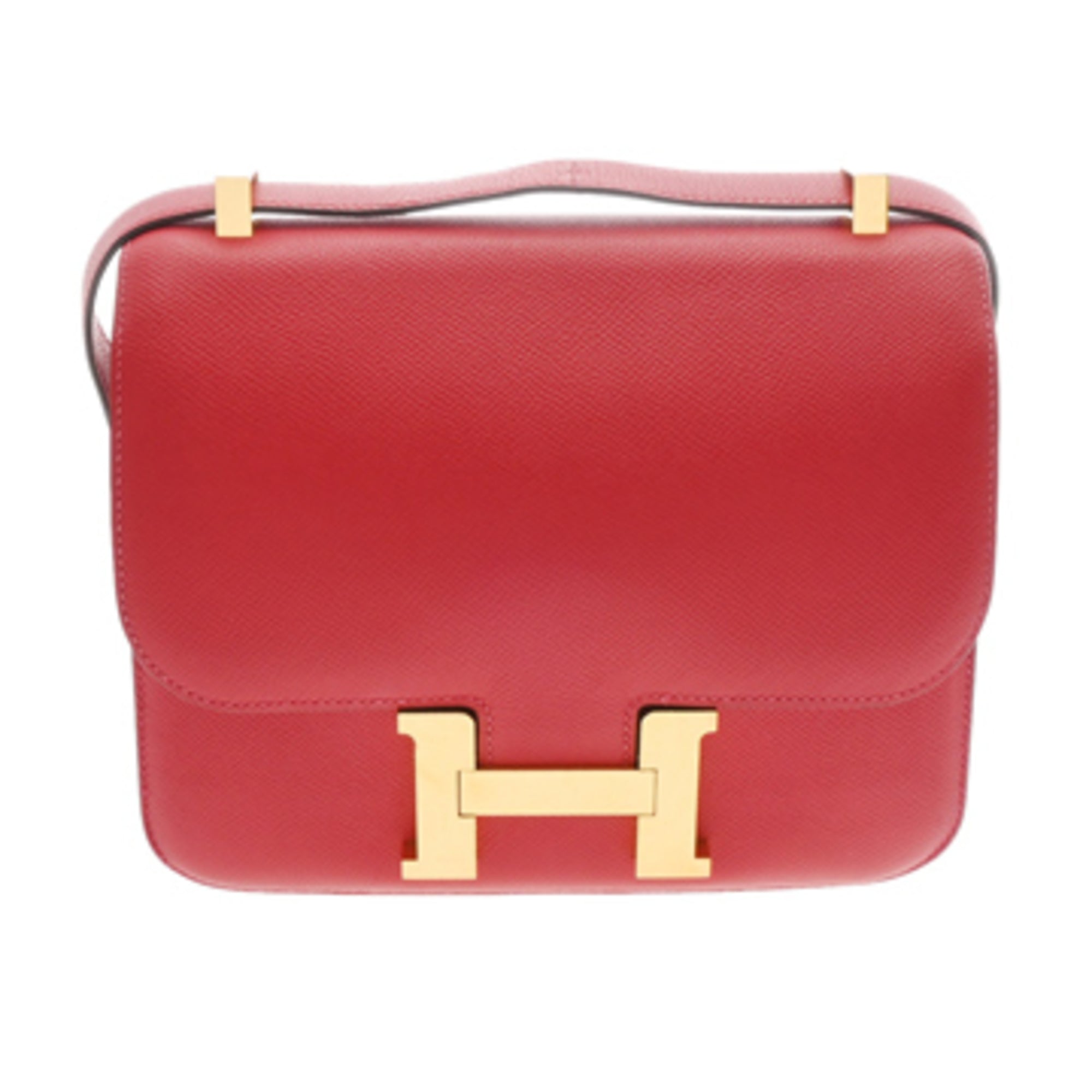 Hermes Constance Rouge Casaque Epsom Leather Shoulder Bag (Pre-Owned)