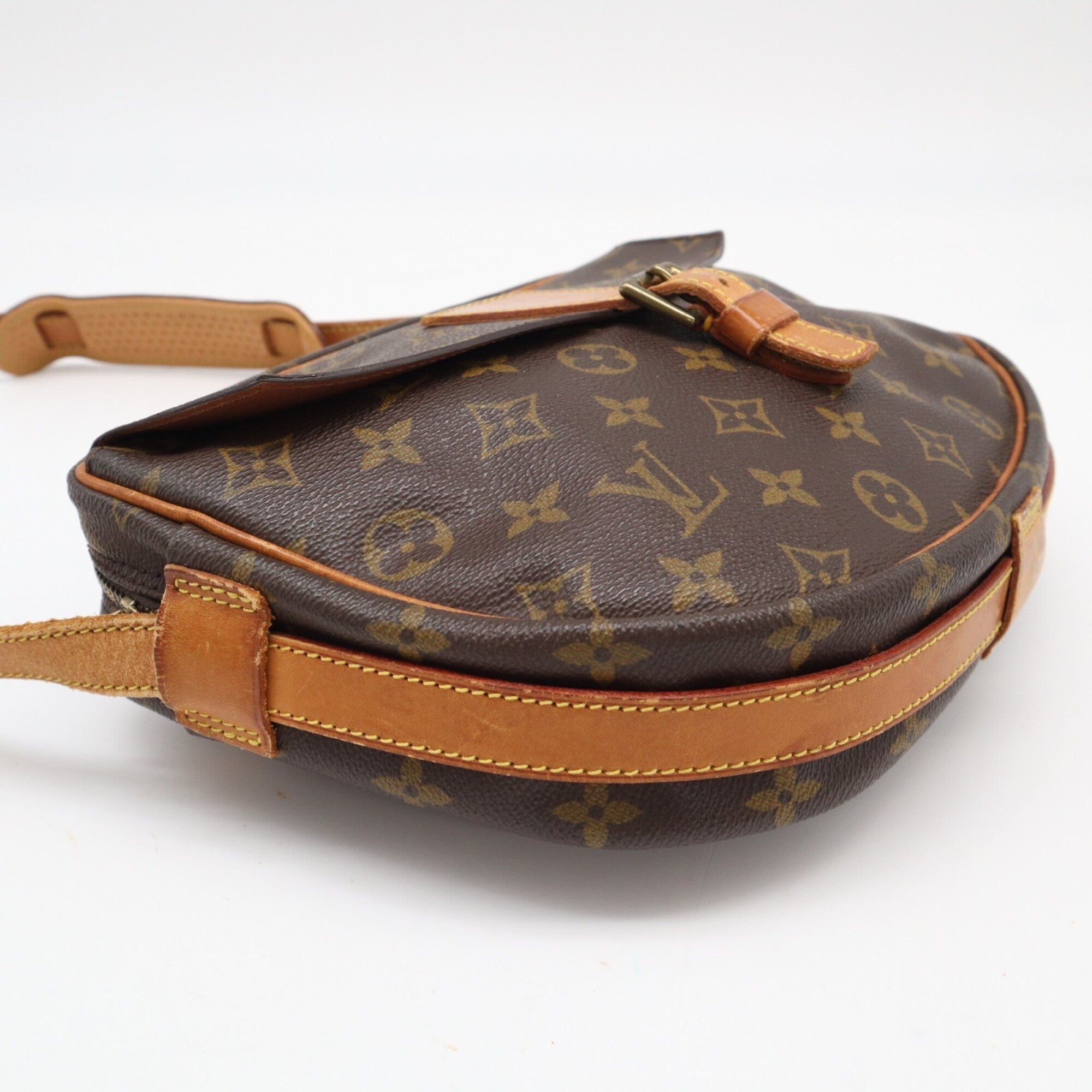 Louis Vuitton Beige Brown Monogram Shoulder Bag (Pre-Owned)
