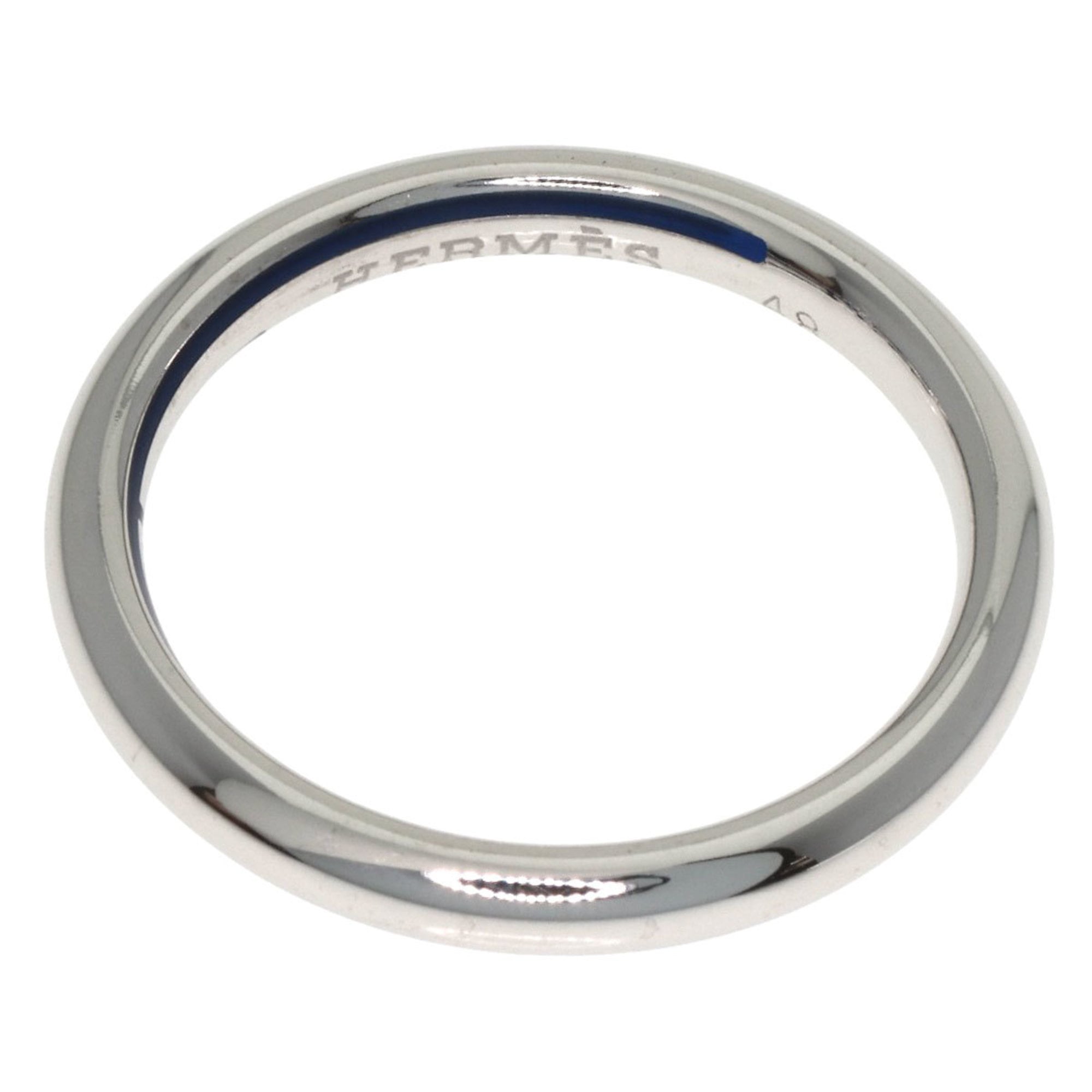 Hermes White White Gold (18K) Wedding Ring (Pre-Owned)