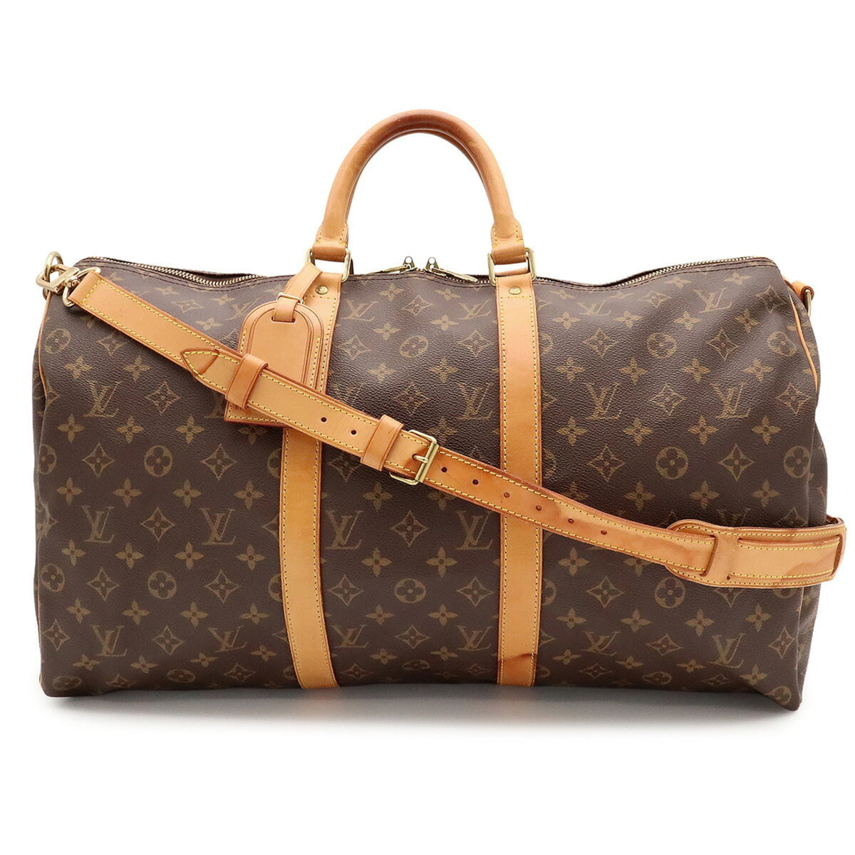 Louis Vuitton Brown Monogram Monogram Boston Bag Shoulder Bag (Pre-Owned)