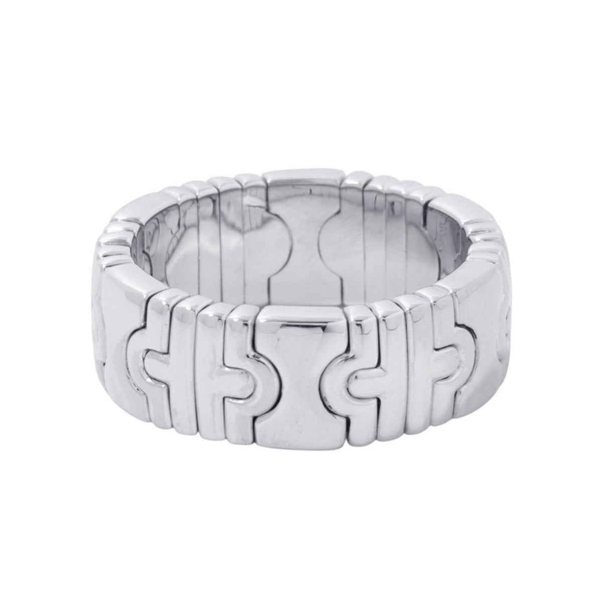 Bvlgari White Gold (18K) Band Ring (Pre-Owned)