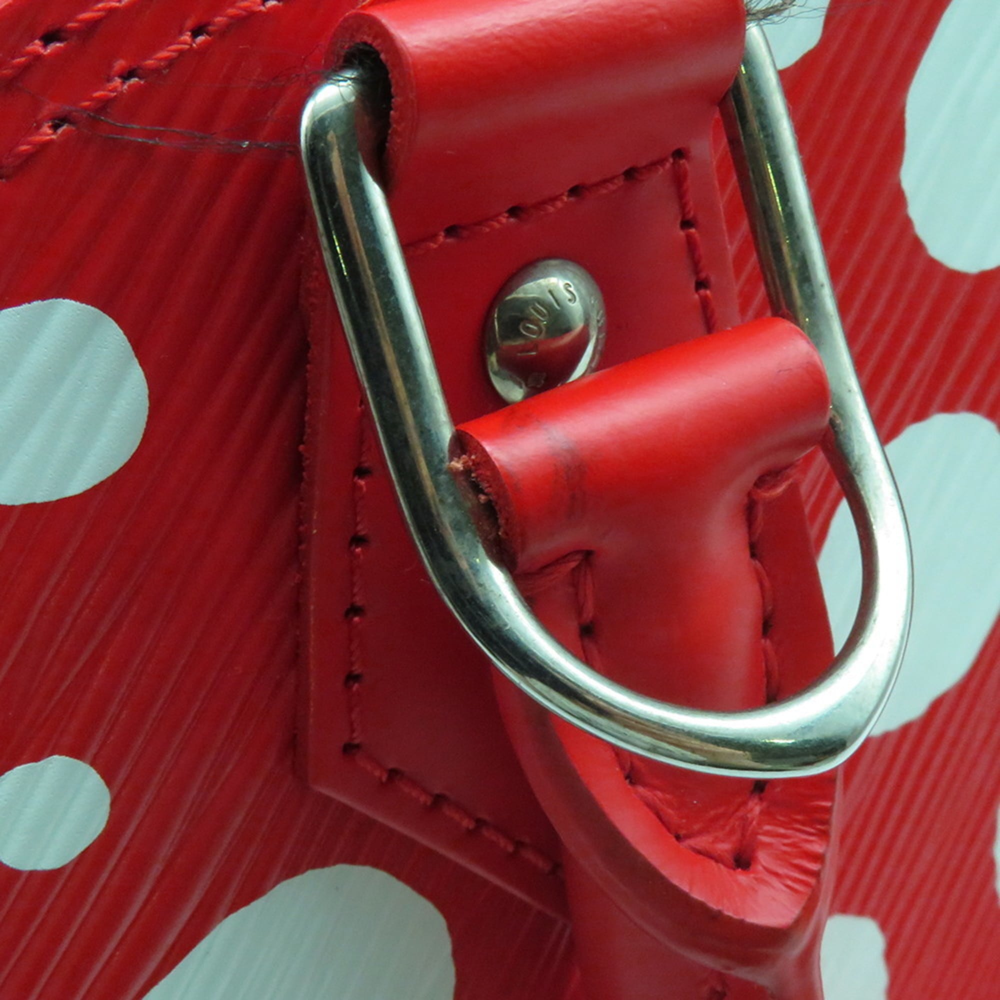 Louis Vuitton Red Color Epi Leather Handbag Shoulder Bag (Pre-Owned)