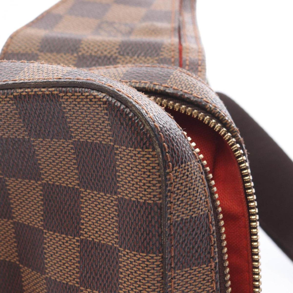 Louis Vuitton Brown Ebene Coated Canvas Fanny Pack Handbag (Pre-Owned)