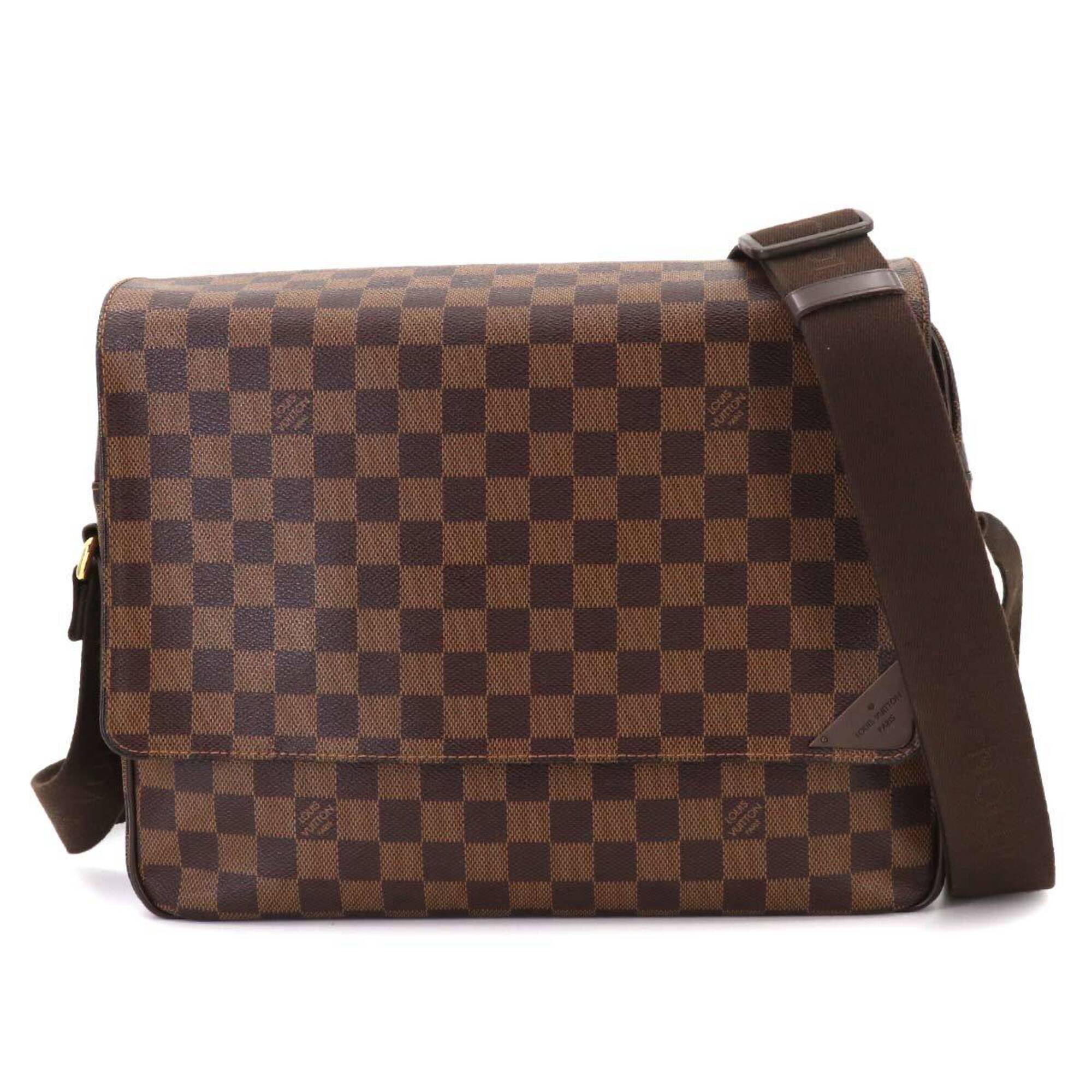 Louis Vuitton Brown Ebene Damier Canvas Handbag Shoulder Bag (Pre-Owned)