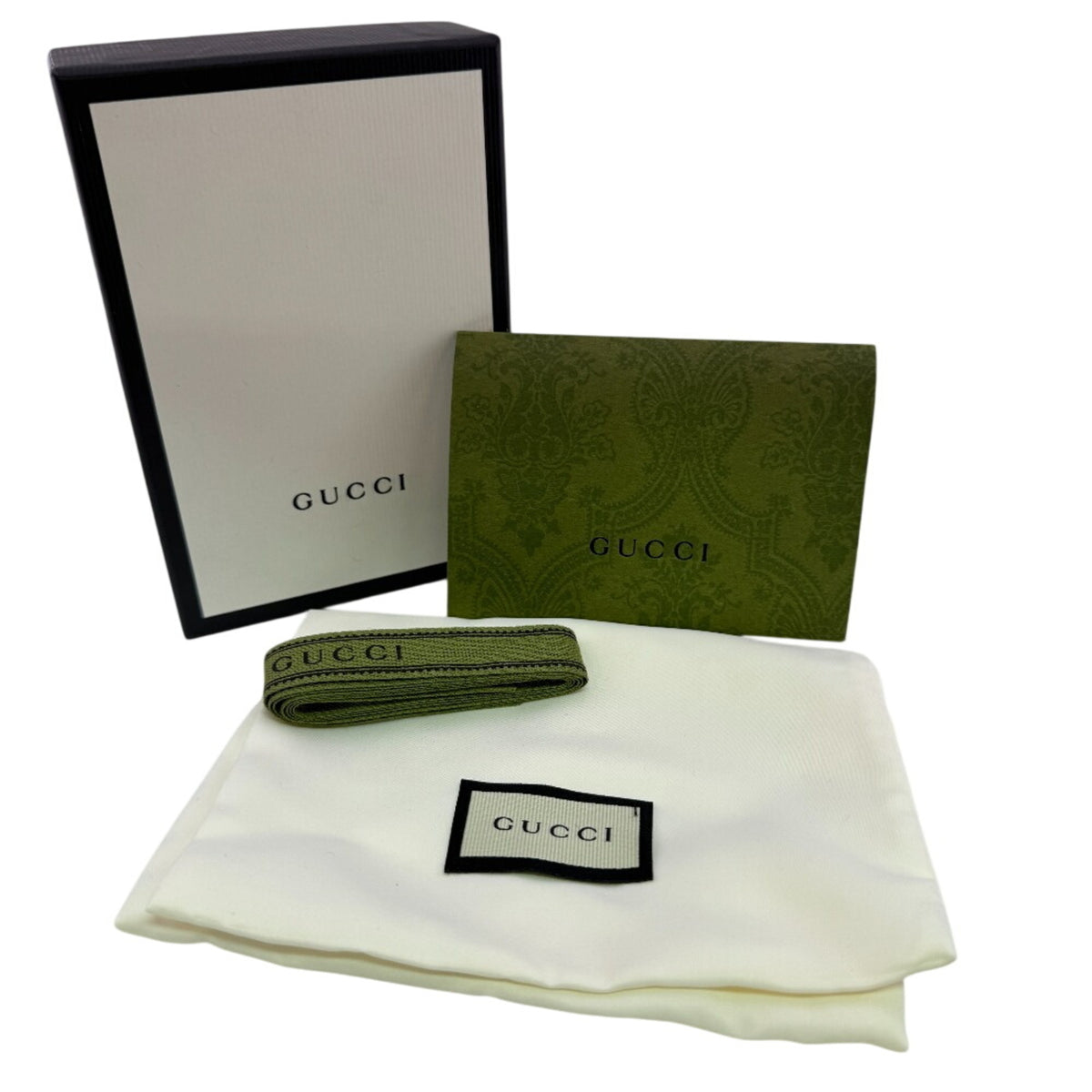 Gucci White Leather Wallet (Bi-Fold) (Pre-Owned)