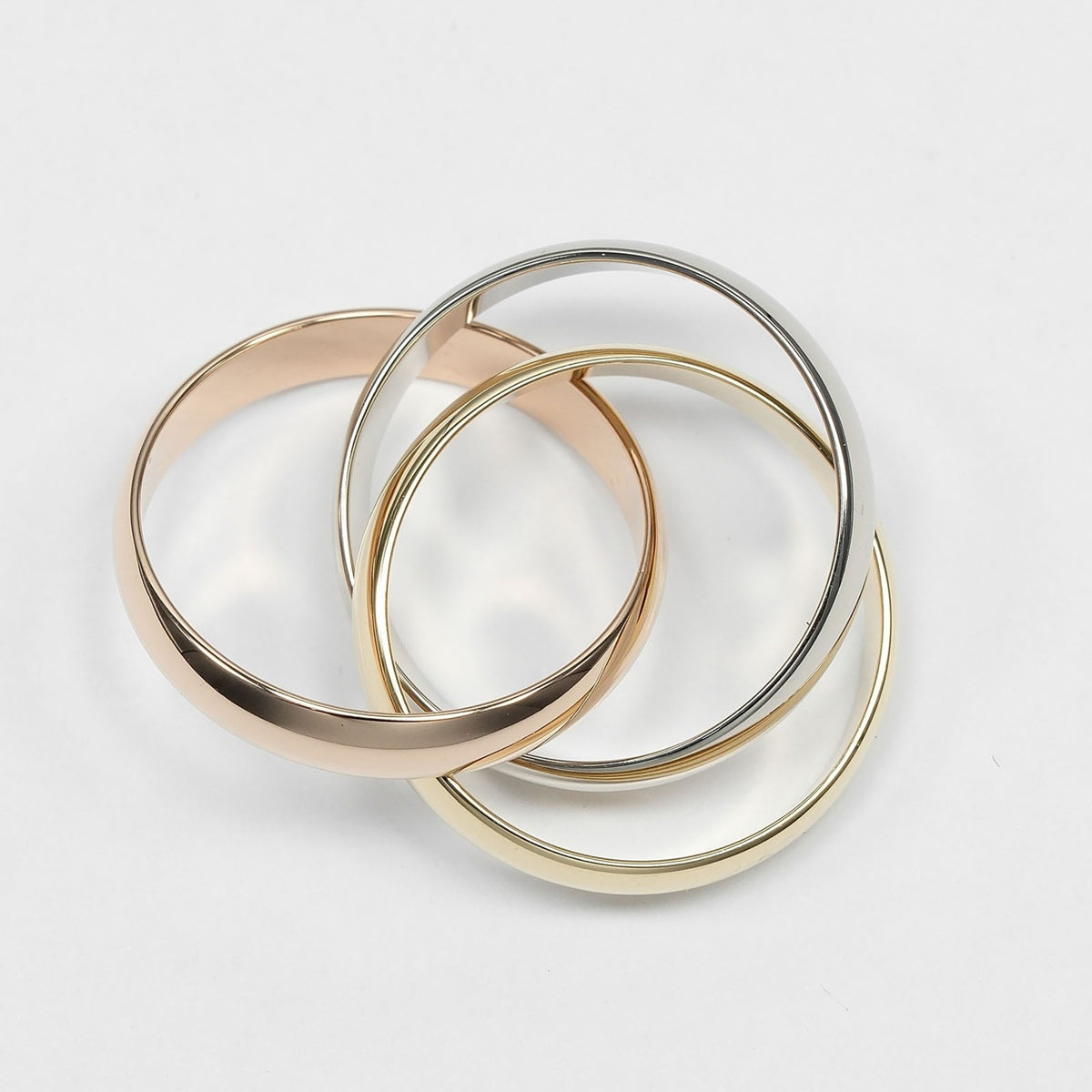 Cartier Yellow Gold (18K) Pink Gold (18K) White Gold (18K) Band Ring (Pre-Owned)