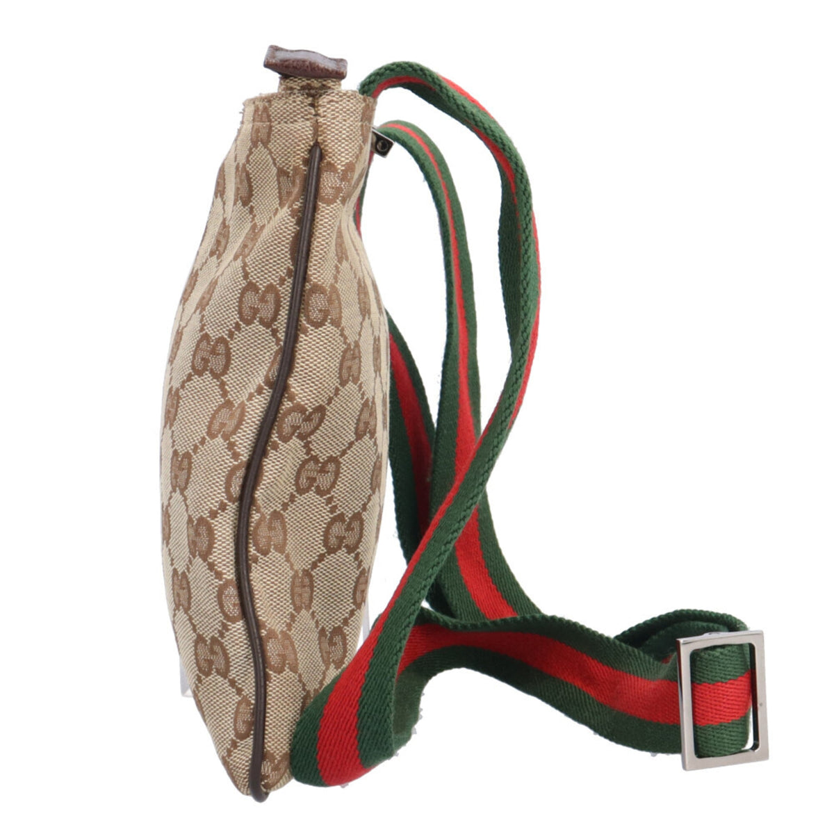 Gucci Sherry Line Beige Gg Canvas Handbag Shoulder Bag (Pre-Owned)
