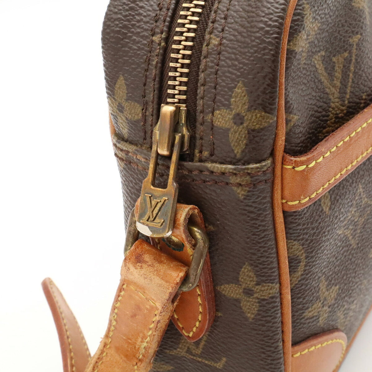 Louis Vuitton Brown Monogram White Monogram Pochette Shoulder Bag (Pre-Owned)