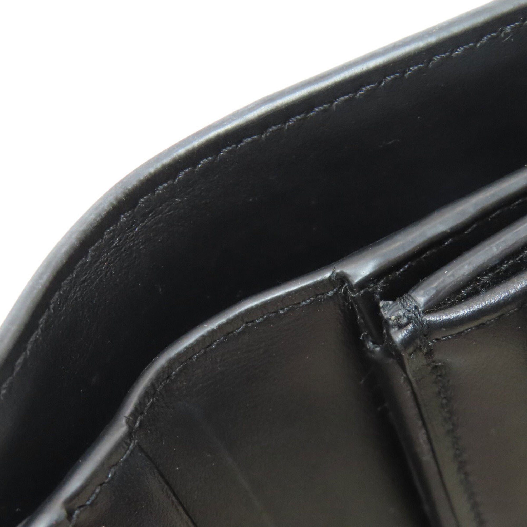 Celine Black Leather Wallet (Tri-Fold) (Pre-Owned)